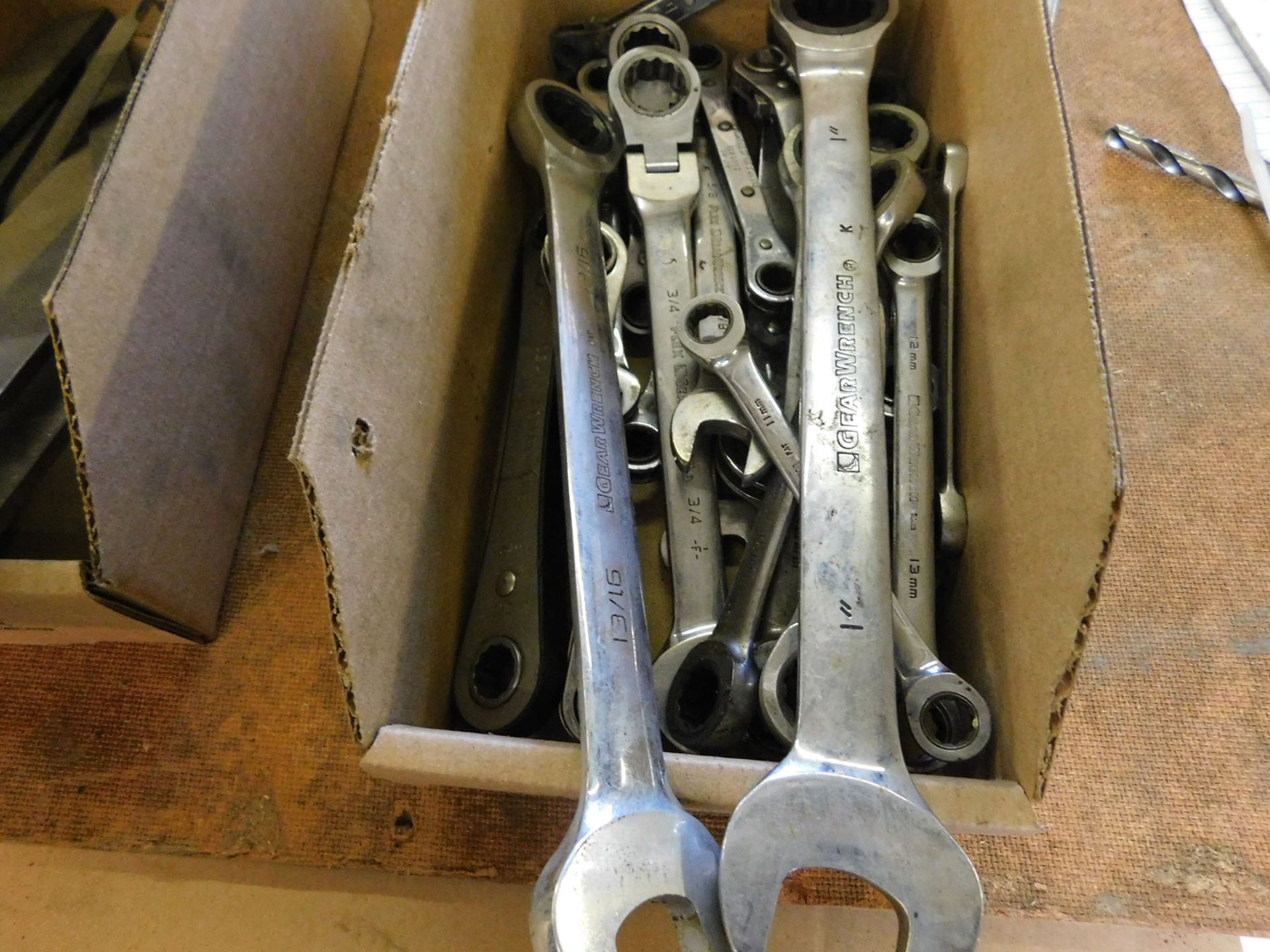 LOT OF GEAR WRENCHES