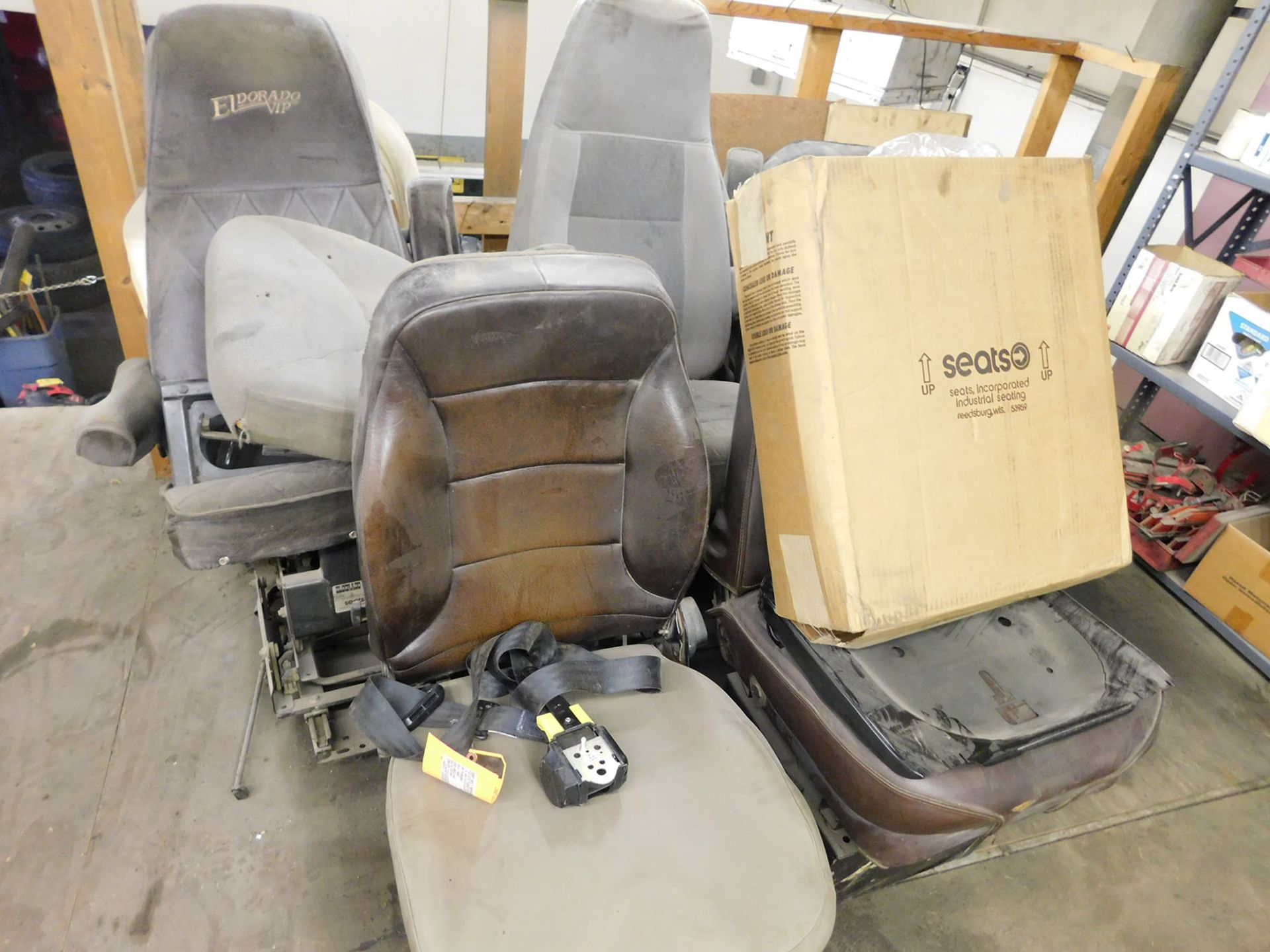 LOT OF ASSORTED TRUCK SEATS