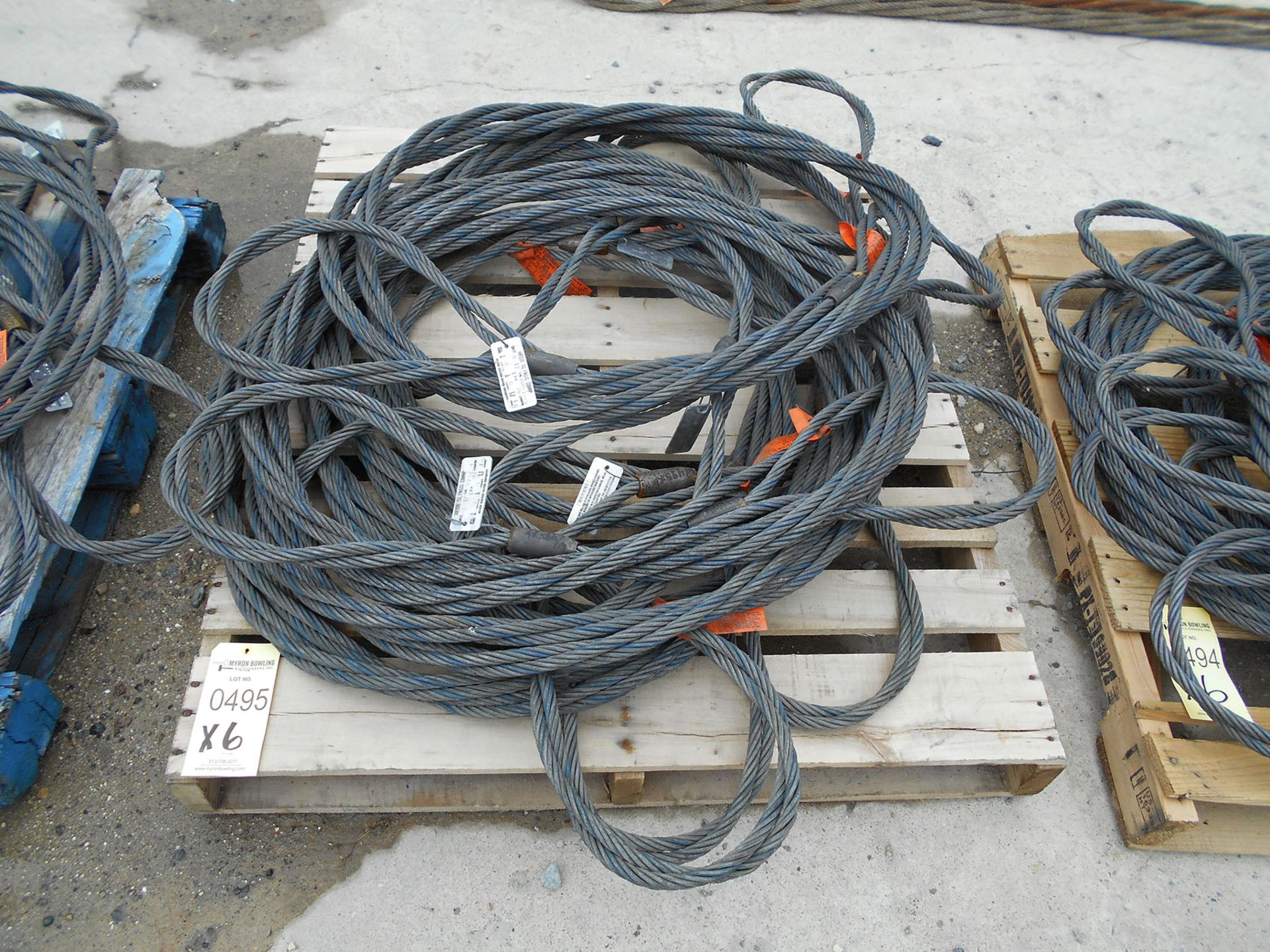 PALLET OF (6) HECO BRAIDED CABLE SLINGS; 1'' X 20'L (NEW) - Image 2 of 2