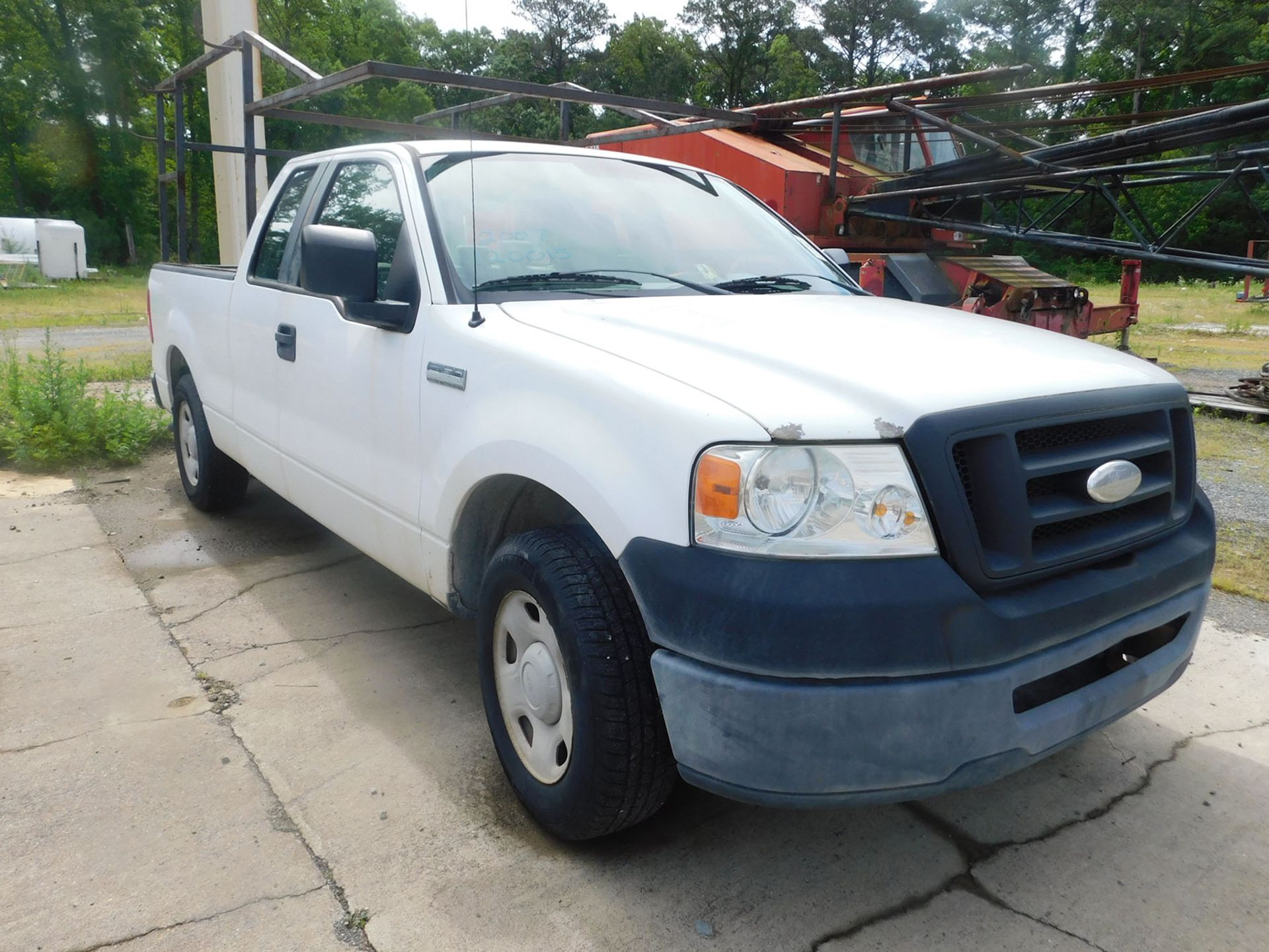 2007 F-150 XL TRITON TRUCK WITH WORK RACK; VIN 1FTRX12WX7NA52548 - Image 4 of 4