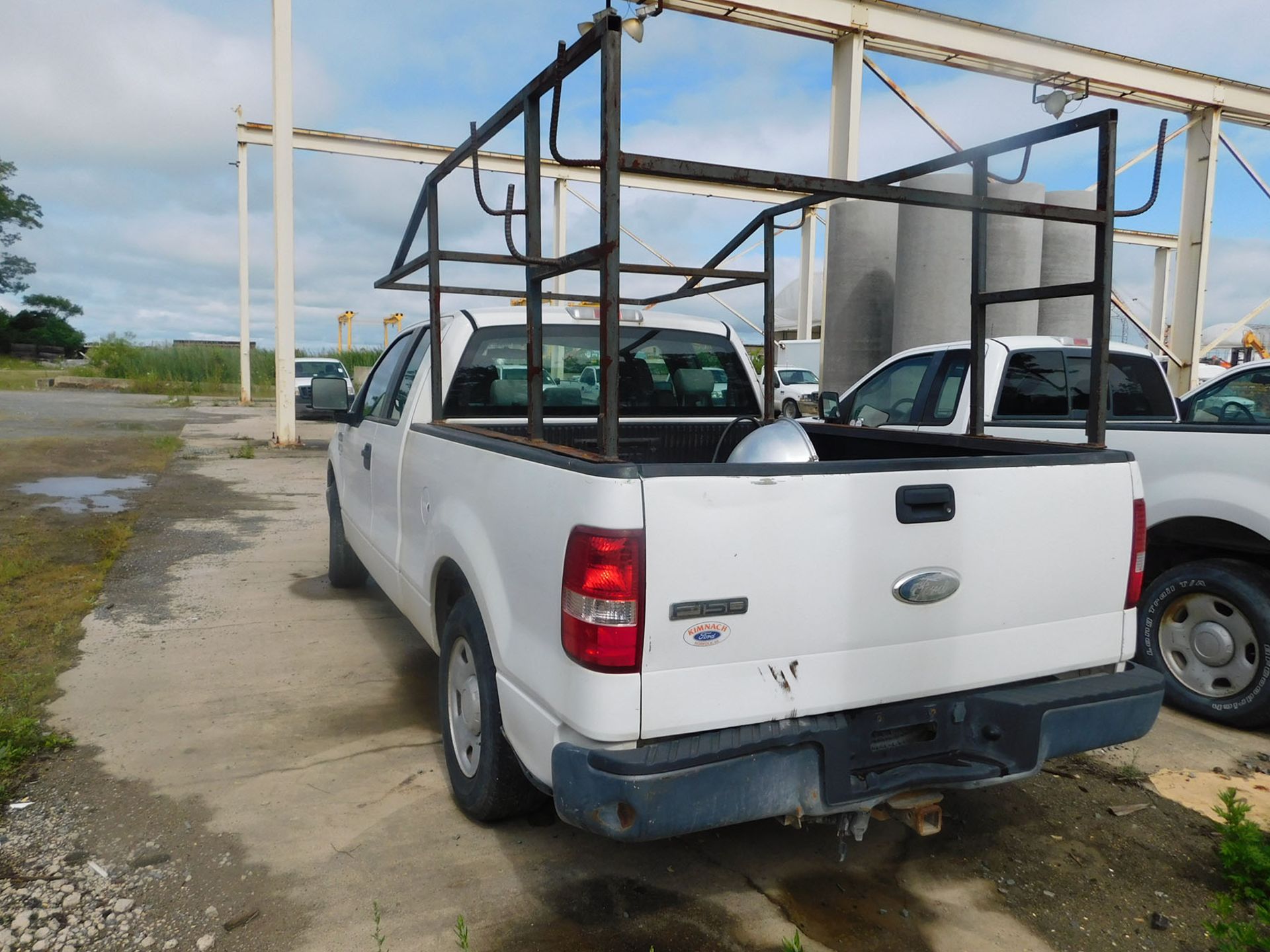 2007 F-150 XL TRITON TRUCK WITH WORK RACK; VIN 1FTRX12WX7NA52548 - Image 3 of 4