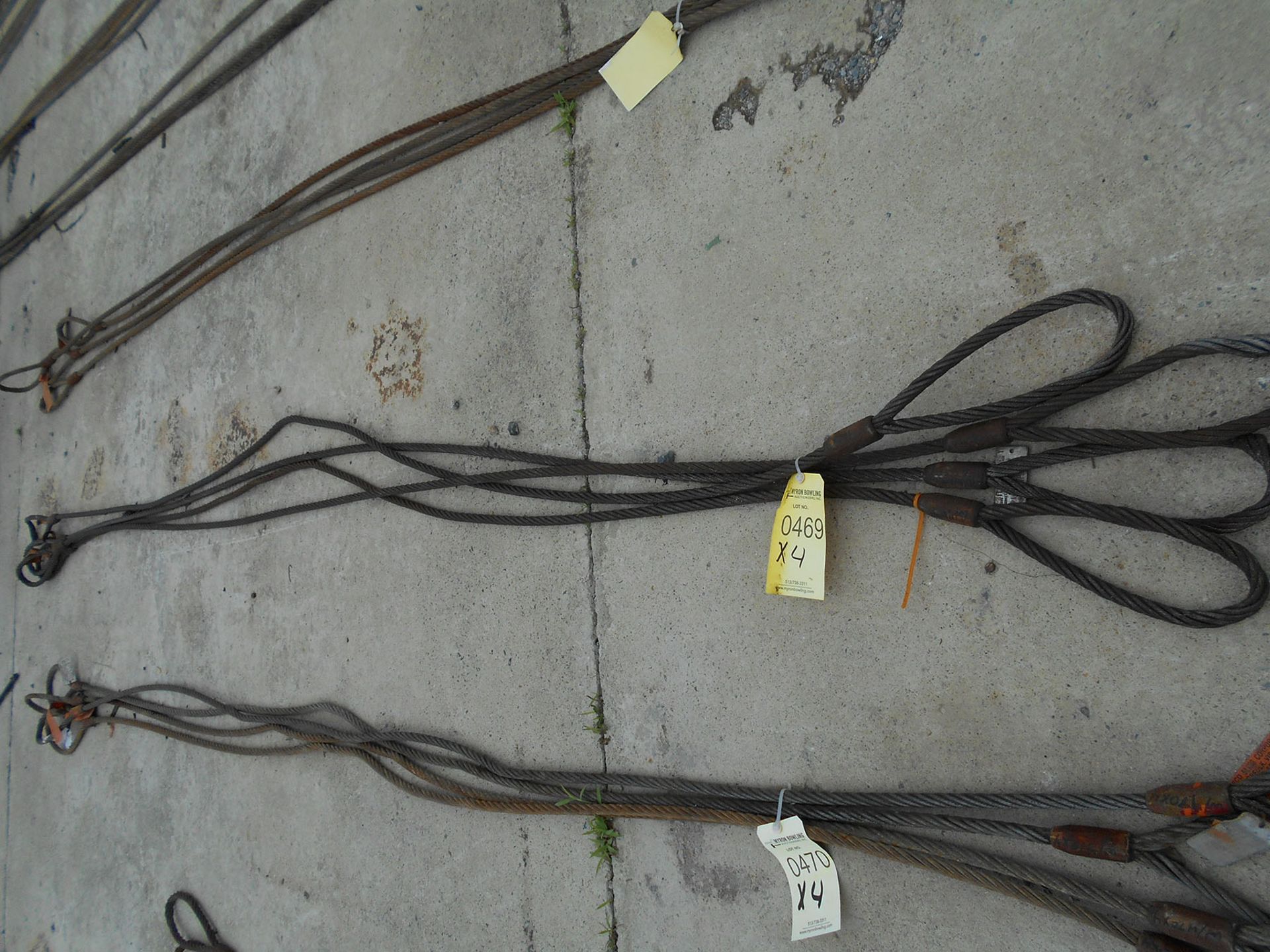 (4) HECO CABLE SLINGS; 5/8'' X 12'L - Image 2 of 2