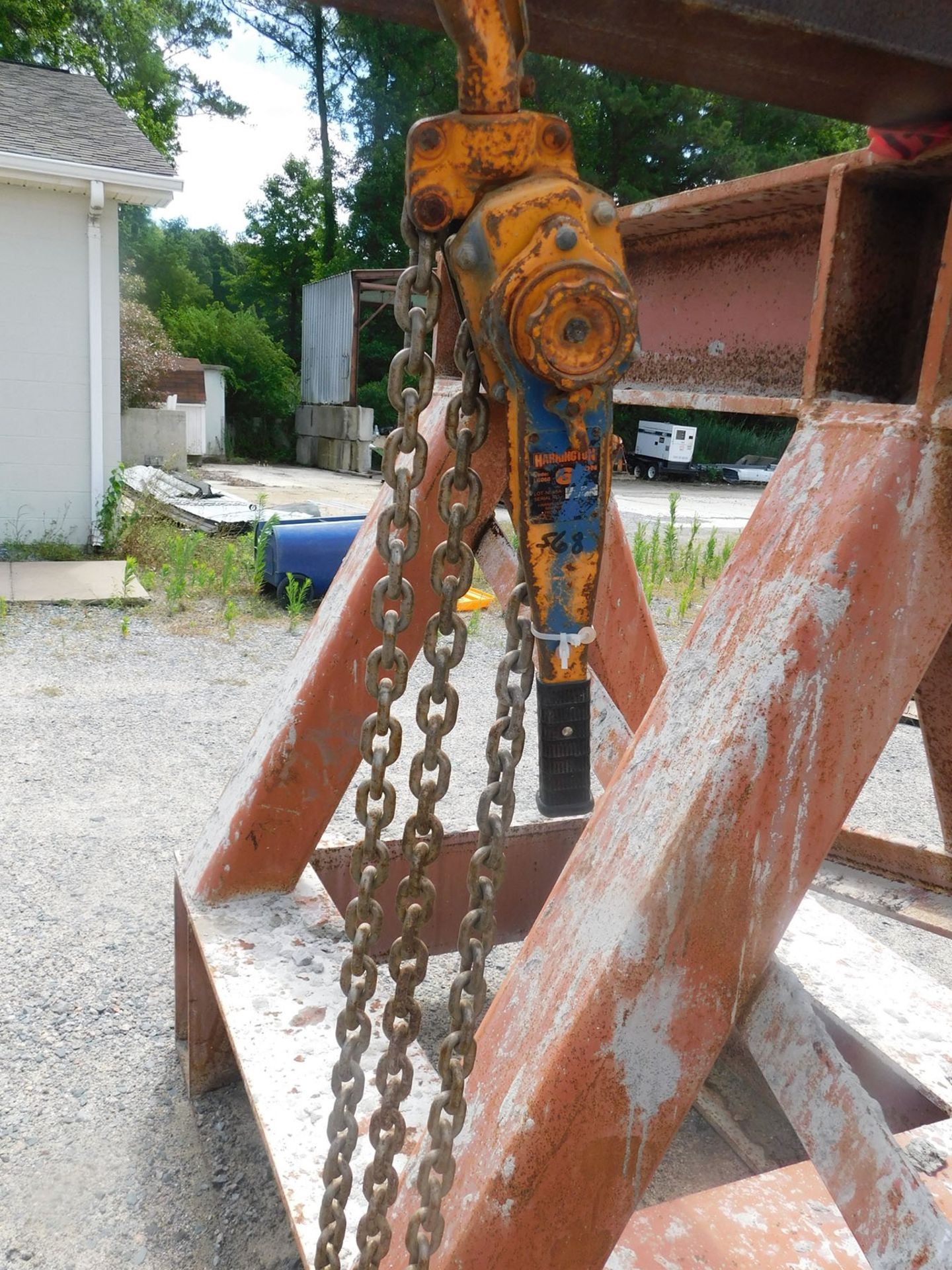 HARRINGTON HOIST INC. 6-TON CHAIN HOISTS (X3)