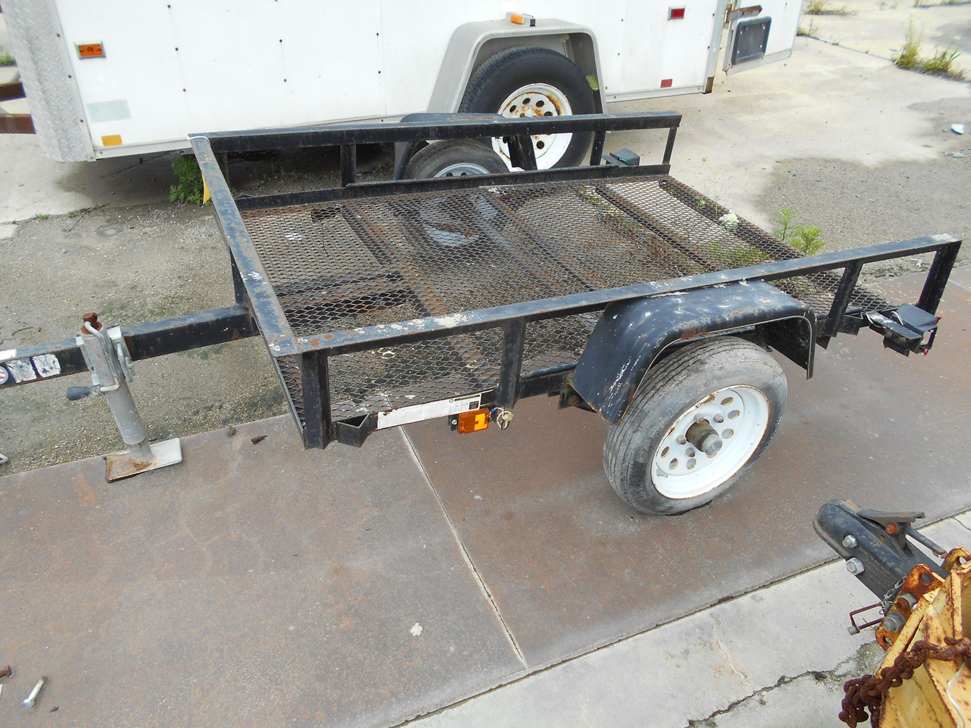 SINGLE AXLE UTILITY TRAILER; APPROX. 6' 2'' X 5' 4''W - Image 2 of 2