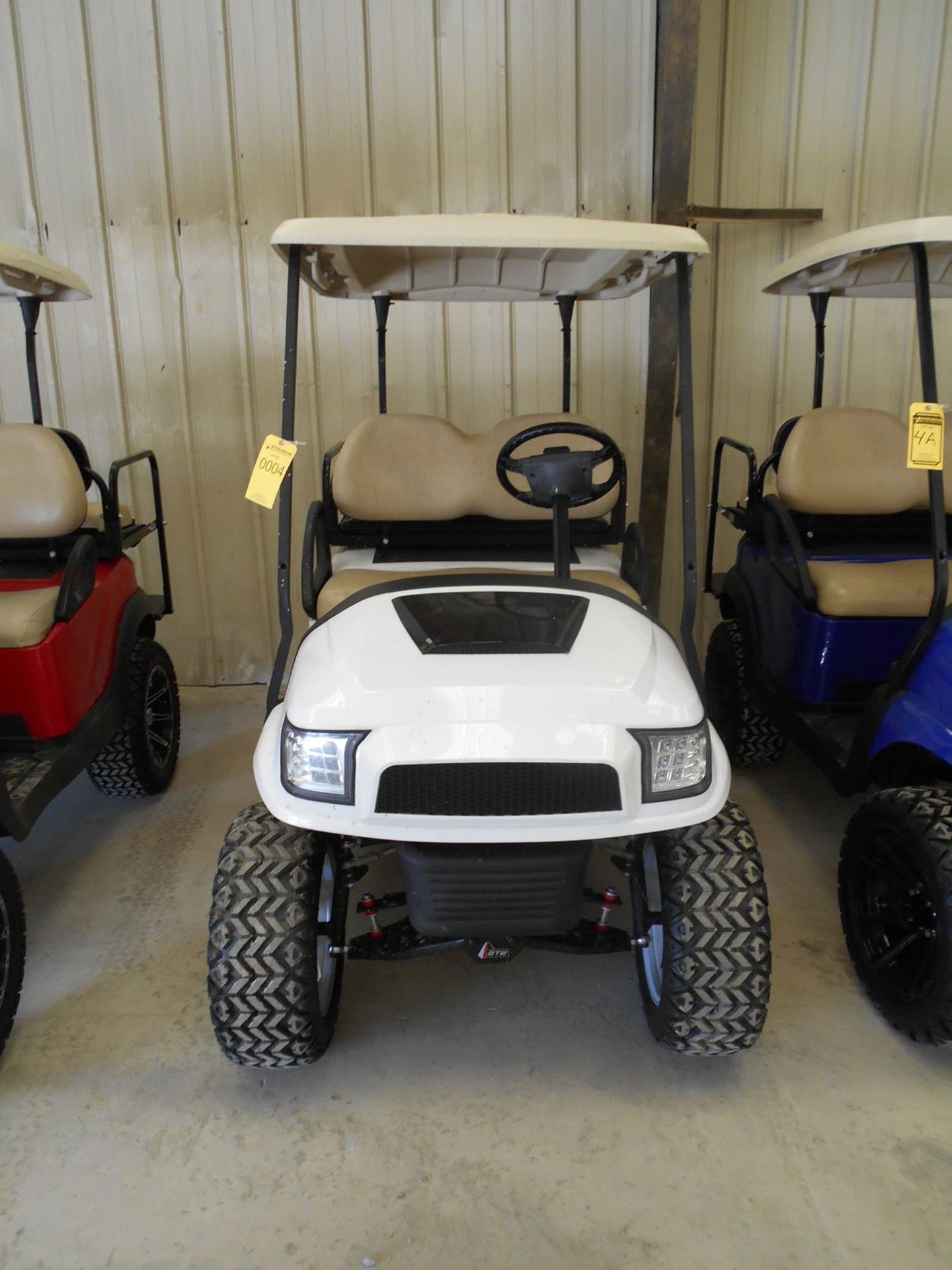 GTW ELECTRIC GOLF CART; S/N PQ0548-578998