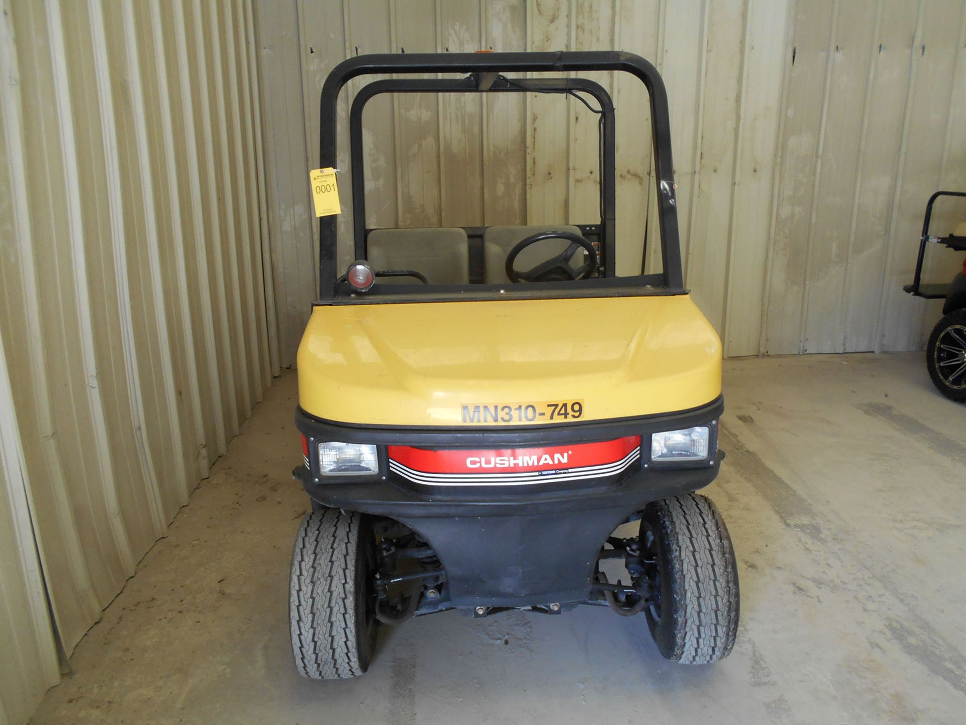 TEXTREN COMPANY CUSHMAN GOLF CART; GAS ENGINE, S/N 1743, HOURS 37,856