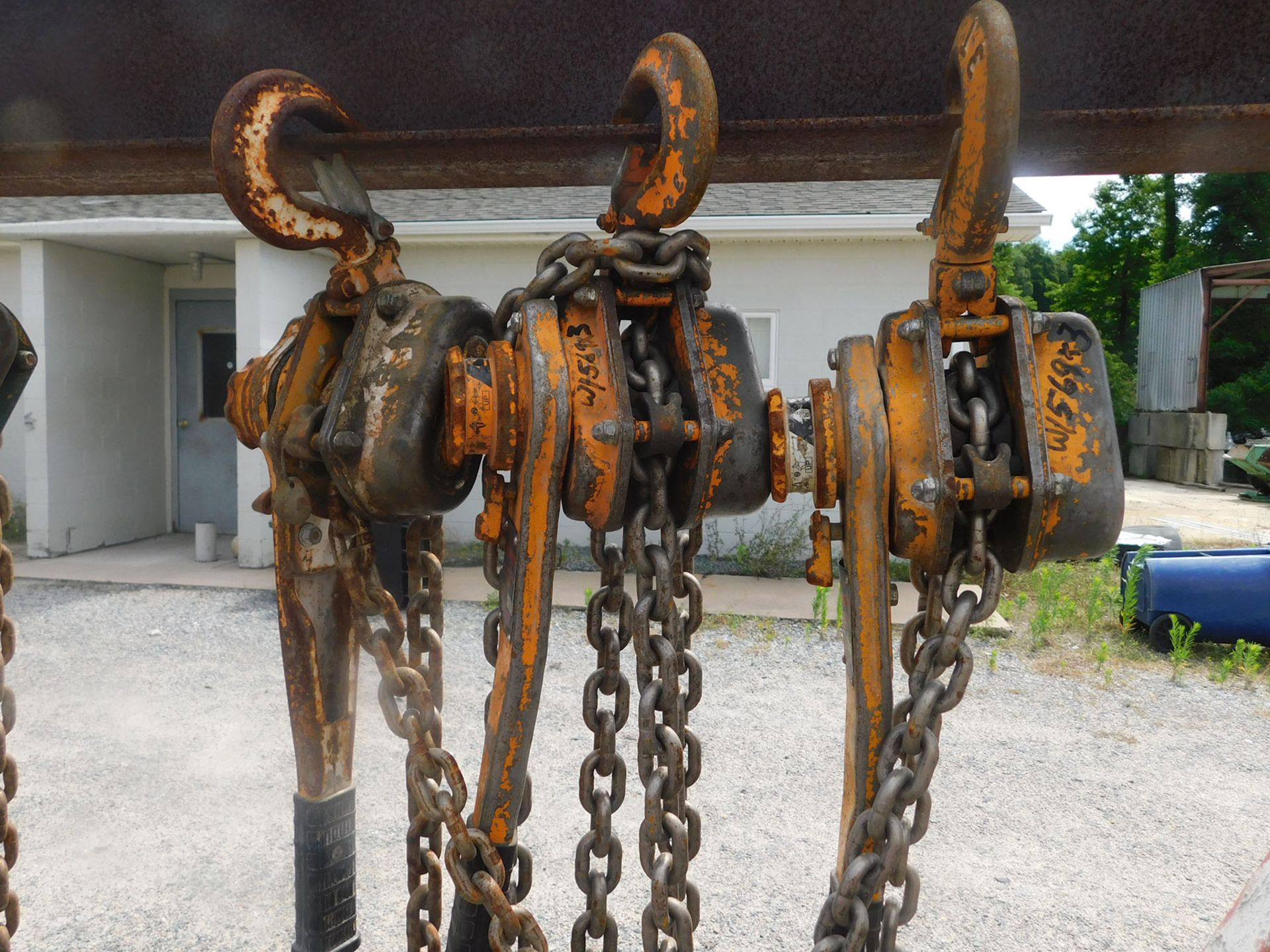 HARRINGTON HOIST INC. 3-TON CHAIN HOISTS (X3) - Image 2 of 2