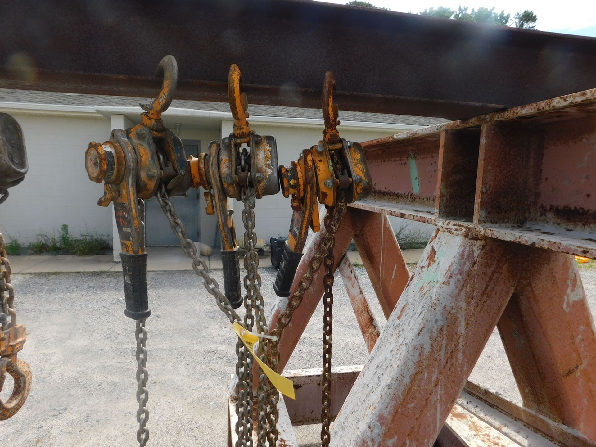 HARRINGTON HOIST INC. 1/2 TON CHAIN HOISTS (X3)