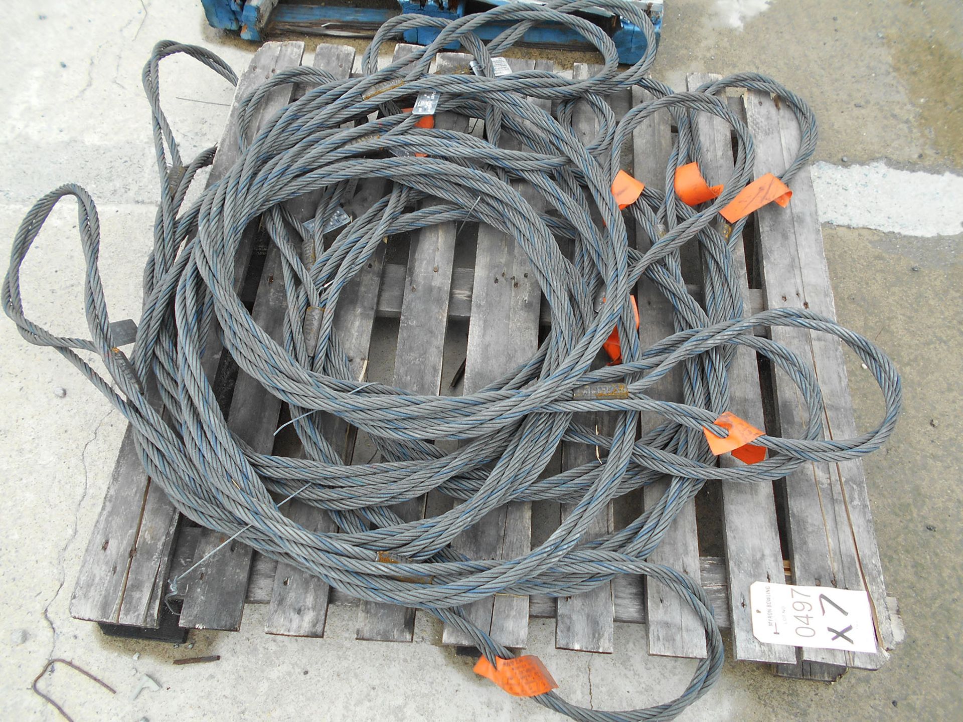 PALLET OF (7) HECO BRAIDED CABLE SLINGS; 1'' X 13' 6''L (NEW) - Image 2 of 2