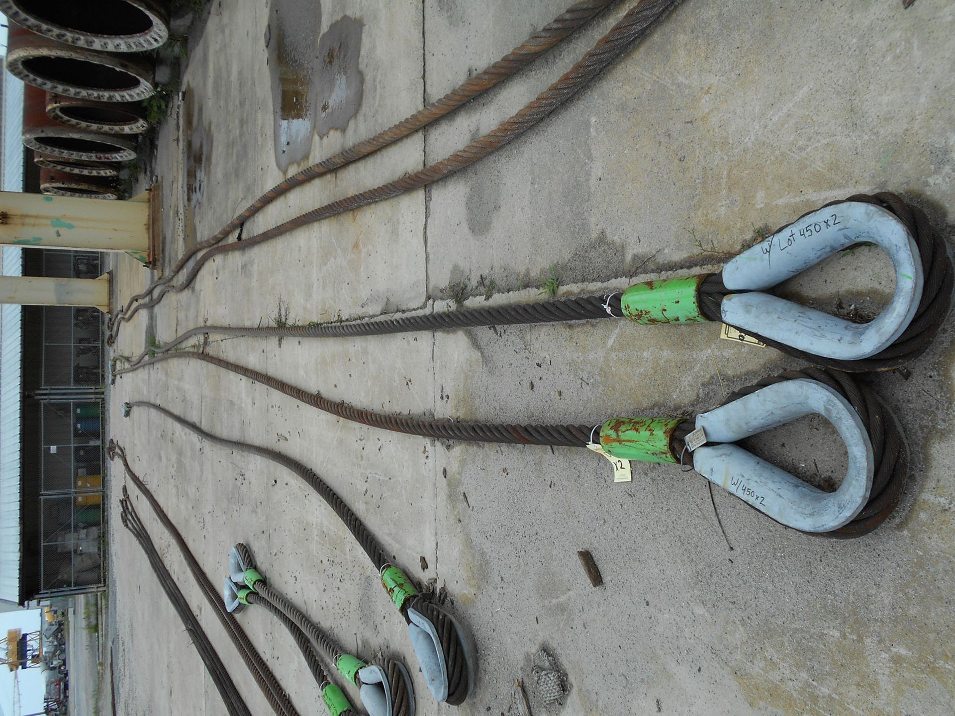 (2) HECO CABLE SLINGS; 2 1/2'' X 77'L - Image 2 of 2