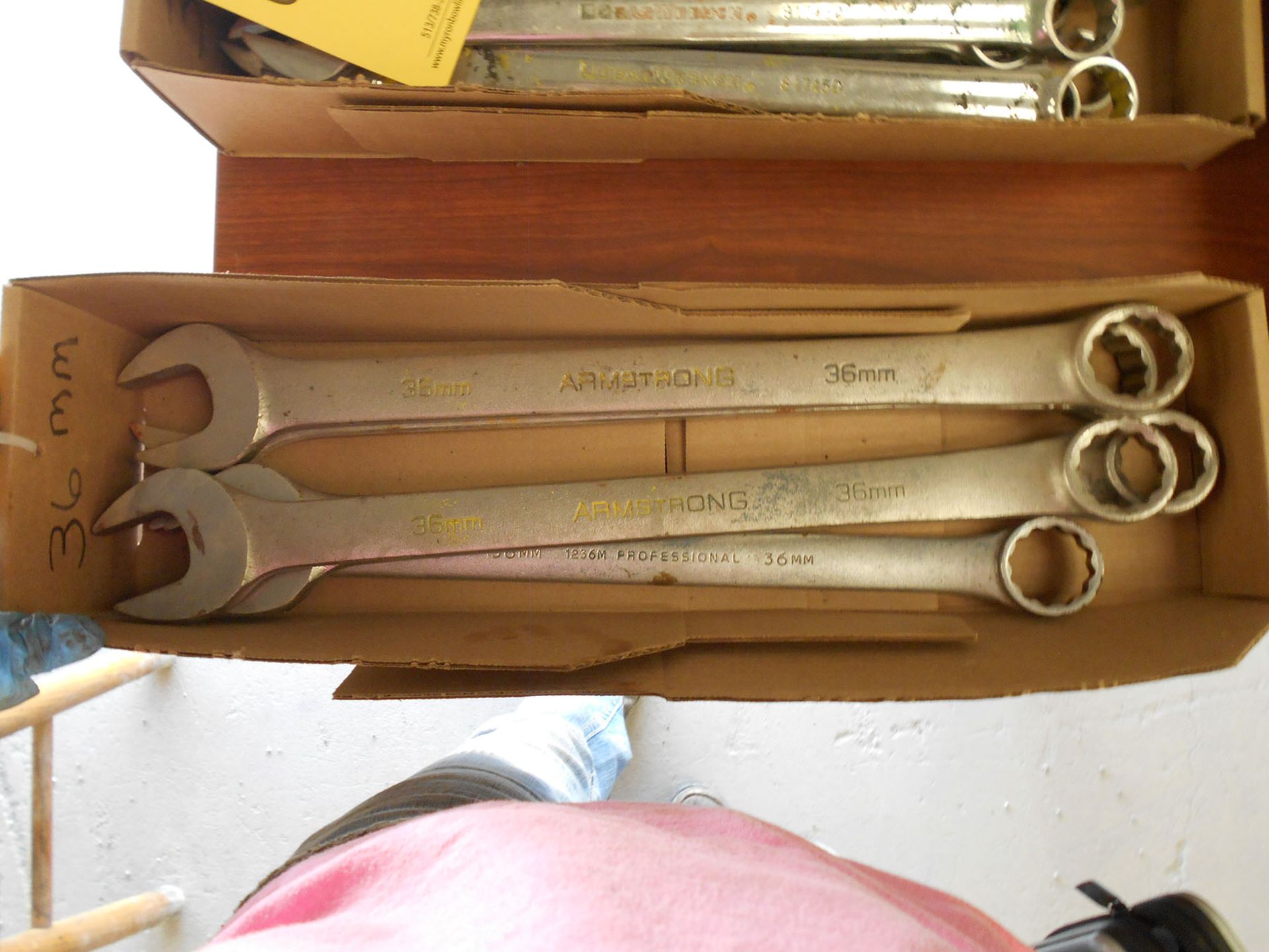 LOT OF 36MM COMBO WRENCHES