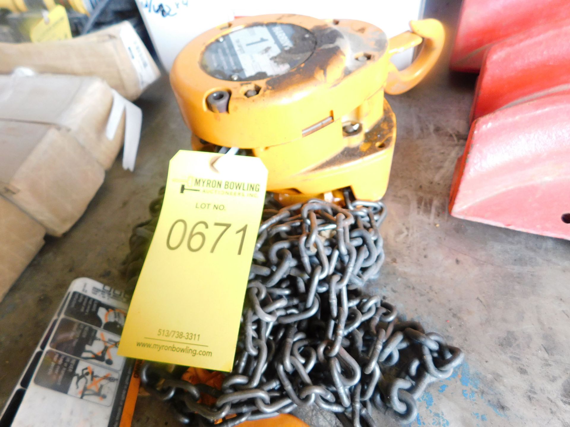 HARRINGTON HOIST 1-TON CHAIN HOIST