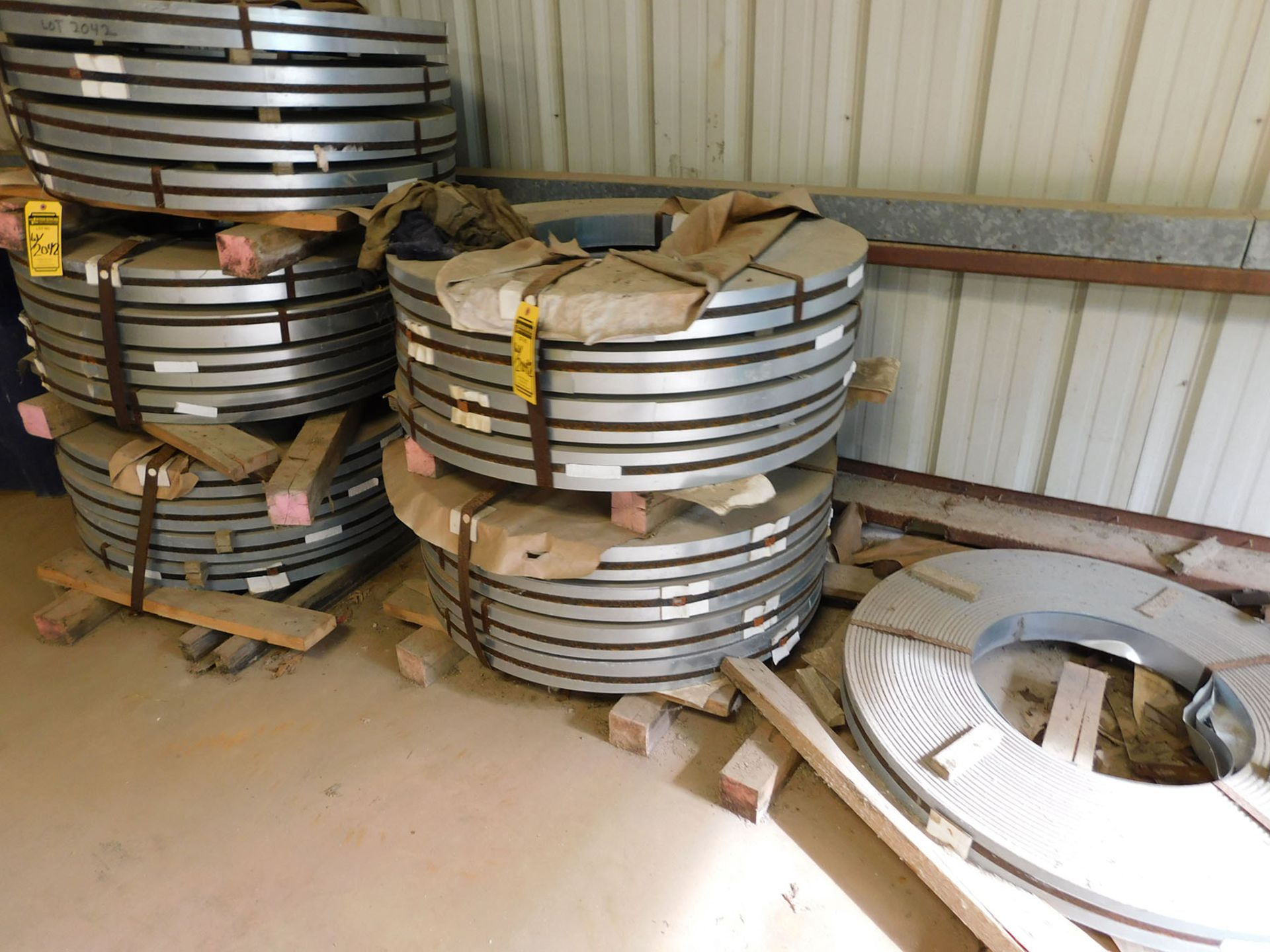 (24) ROLLS OF GALVANIZED STEEL PIPING MATERIAL - Image 2 of 2