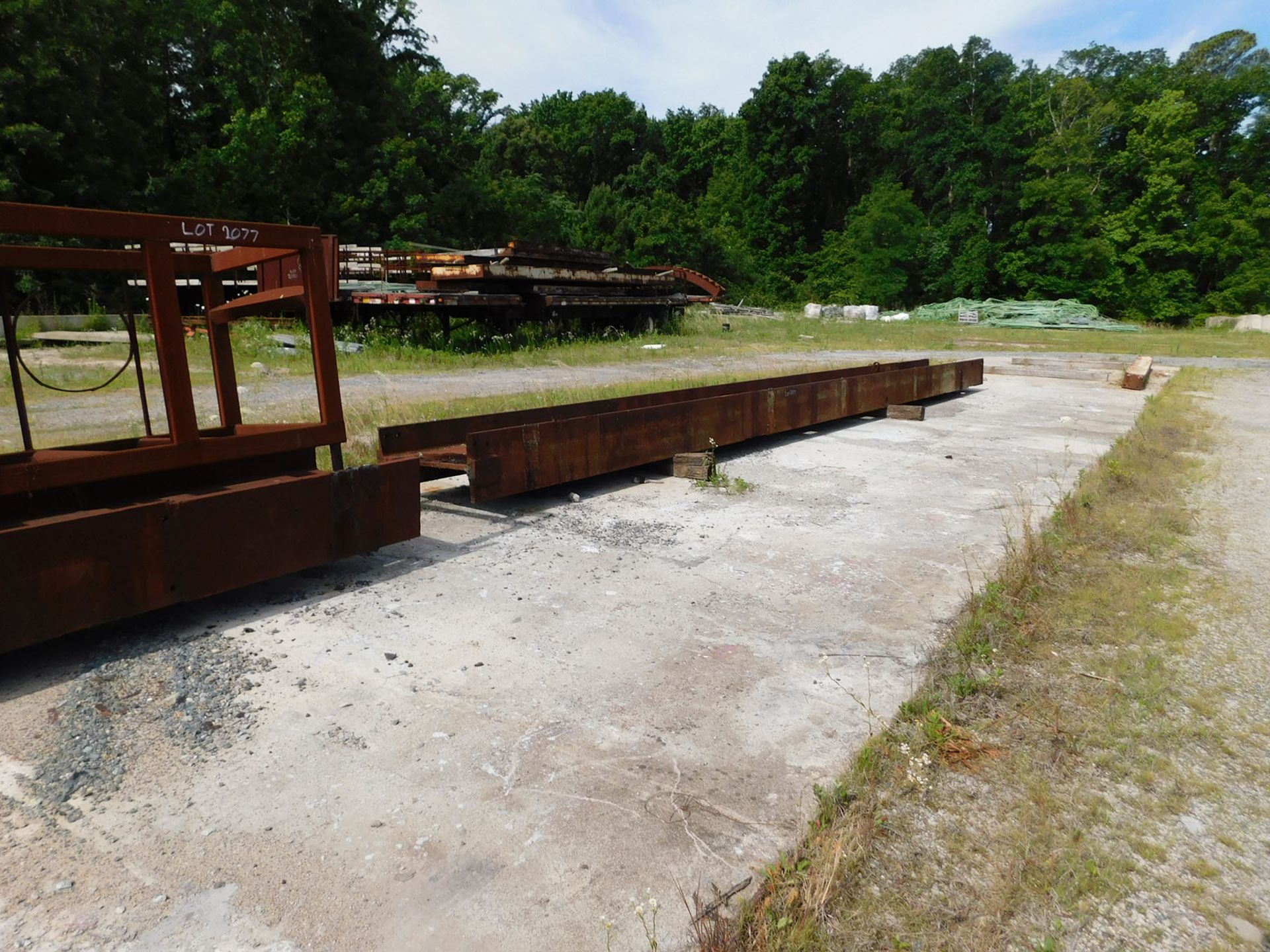 LOT OF STEEL H-BEAMS - Image 2 of 3