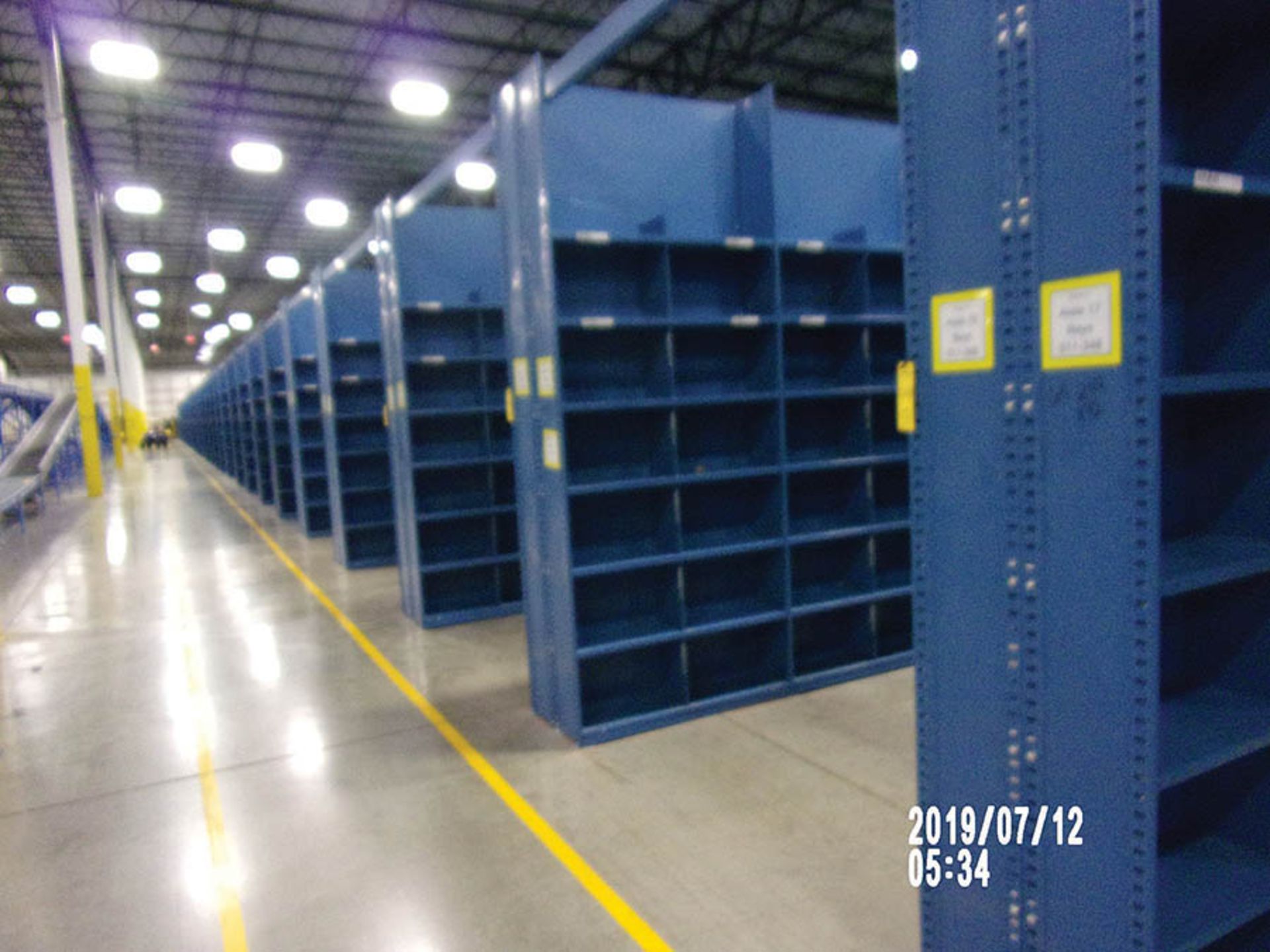 (92) SECTIONS OF HALLOWELL HI-TECH BOLTLESS SHELVING WITH DIVIDERS - Image 2 of 2