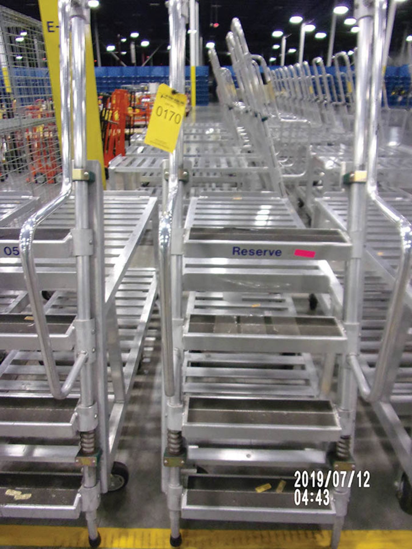 ALUMINUM PICKING CART WITH LADDER - Image 5 of 5