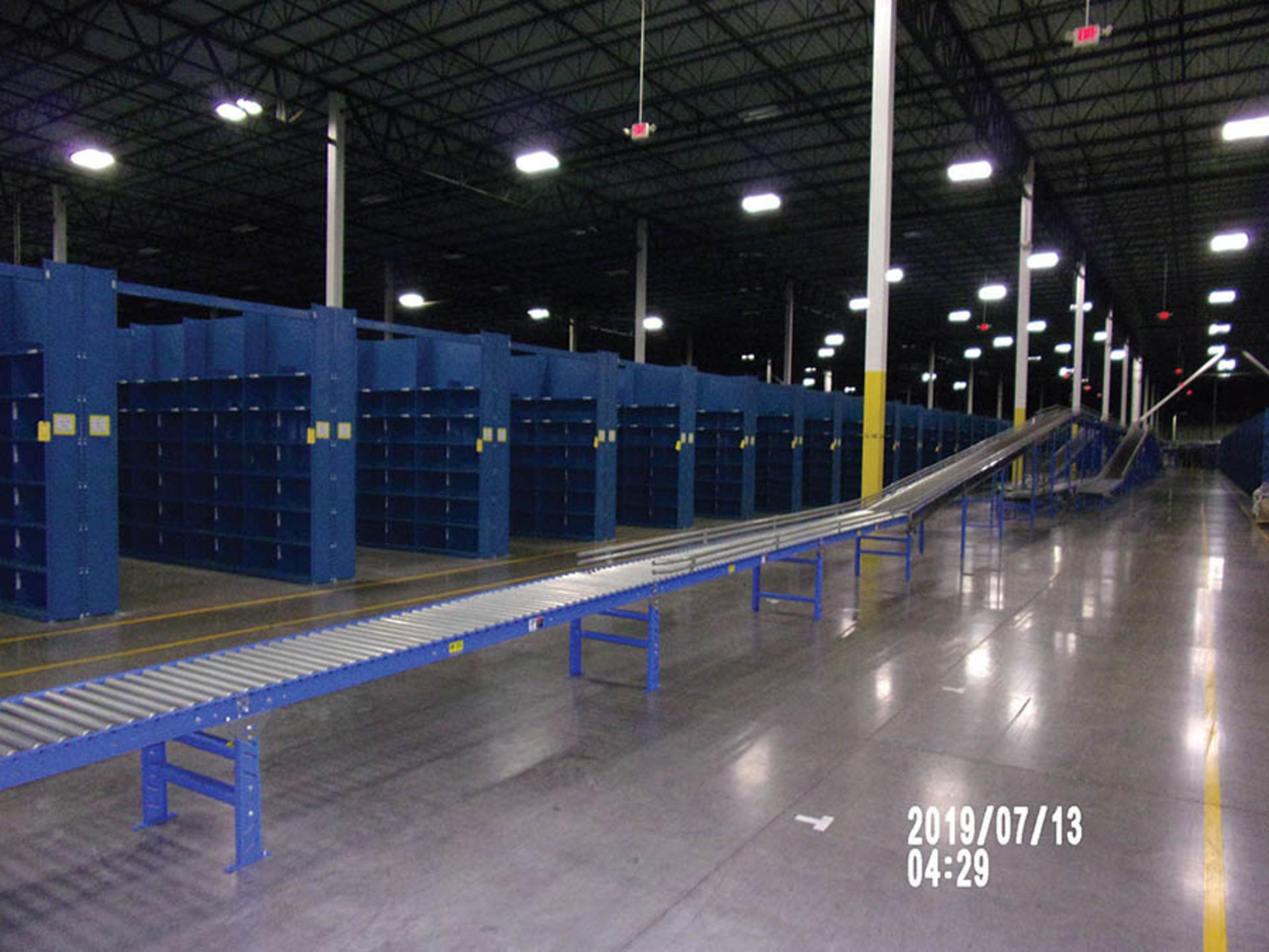 (880 +/-) KEY HANDLING SYSTEMS MOTORIZED & GRAVITY CONVEYOR; 27''W, 24'' ROLLERS - Image 2 of 2