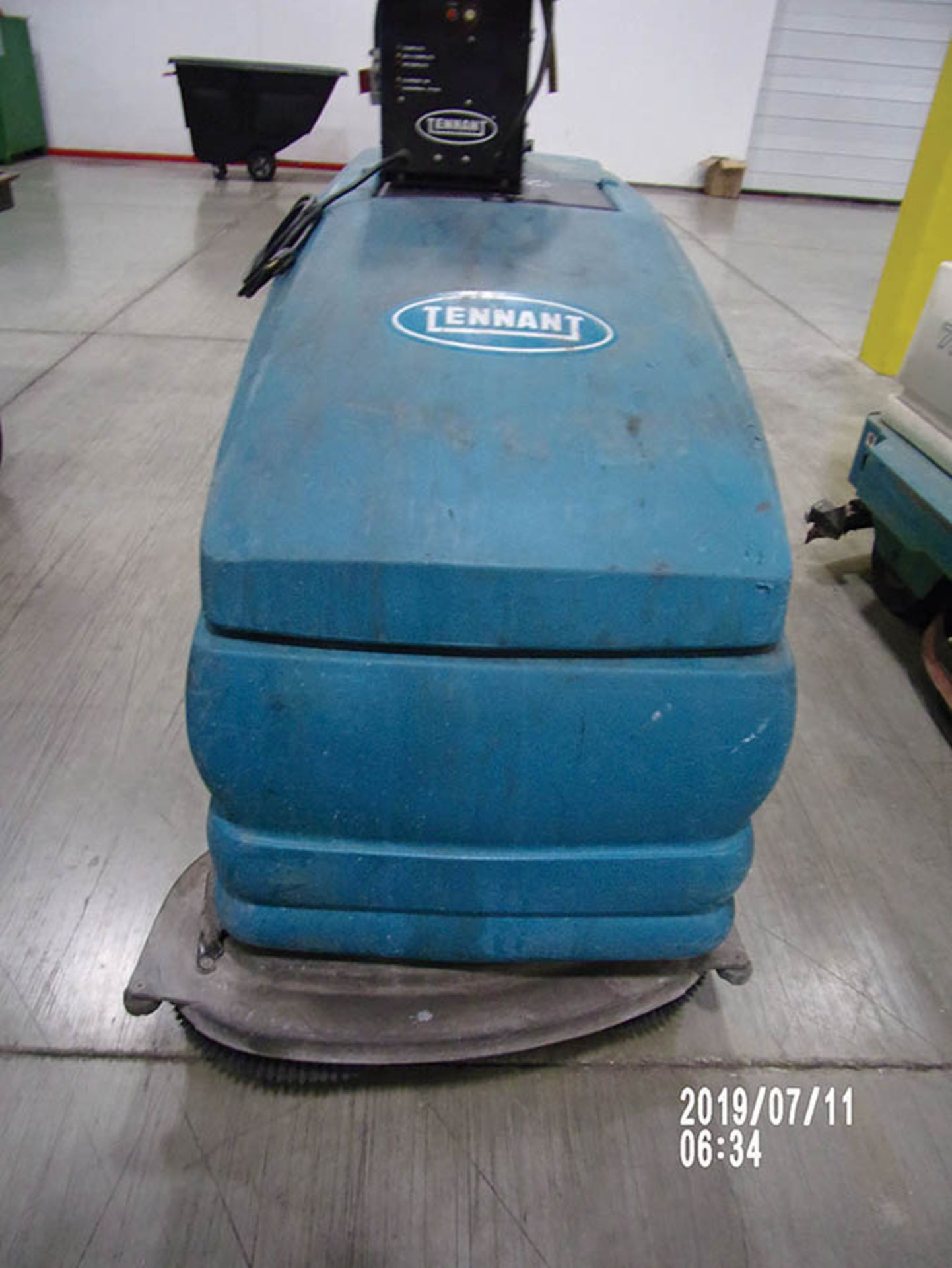 TENNANT FLOOR SWEEPER WITH CHARGER, S/N 3560 - Image 8 of 8