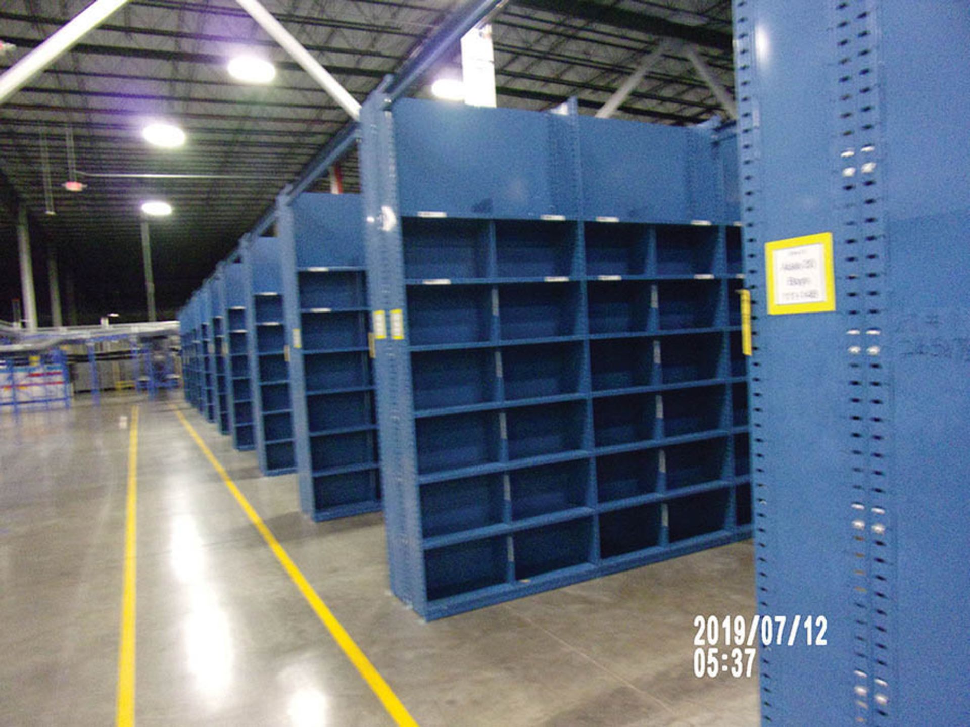 (78) SECTIONS OF HALLOWELL HI-TECH BOLTLESS SHELVING WITH DIVIDERS - Image 2 of 2