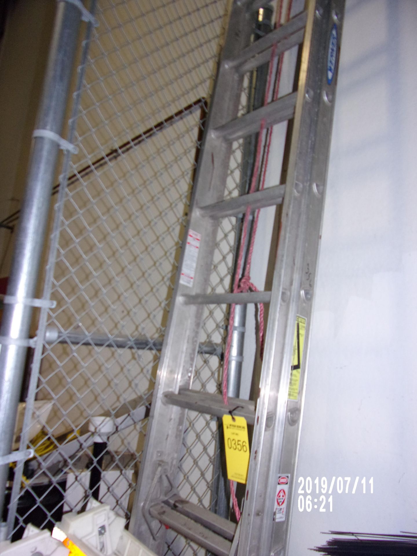 WERNER EXTENSION LADDER ***GO TO LUNCH ROOM***