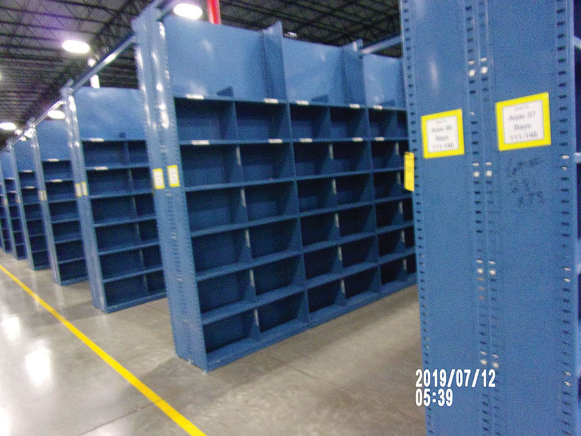 (78) SECTIONS OF HALLOWELL HI-TECH BOLTLESS SHELVING WITH DIVIDERS - Image 2 of 2