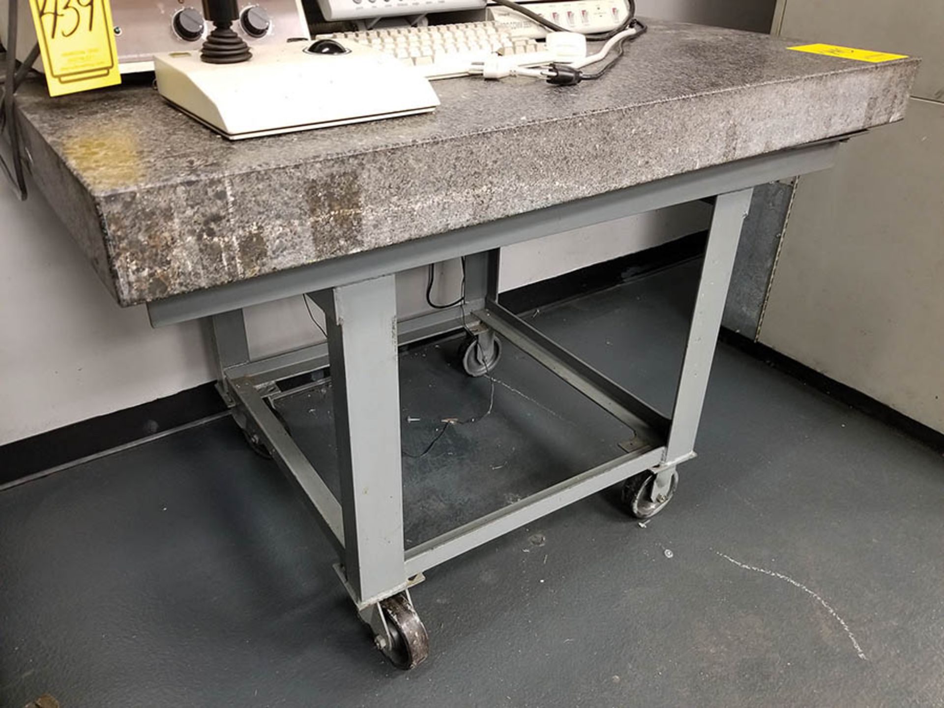 3' X 4' X 4'' GRANITE SURFACE PLATE WITH STAND