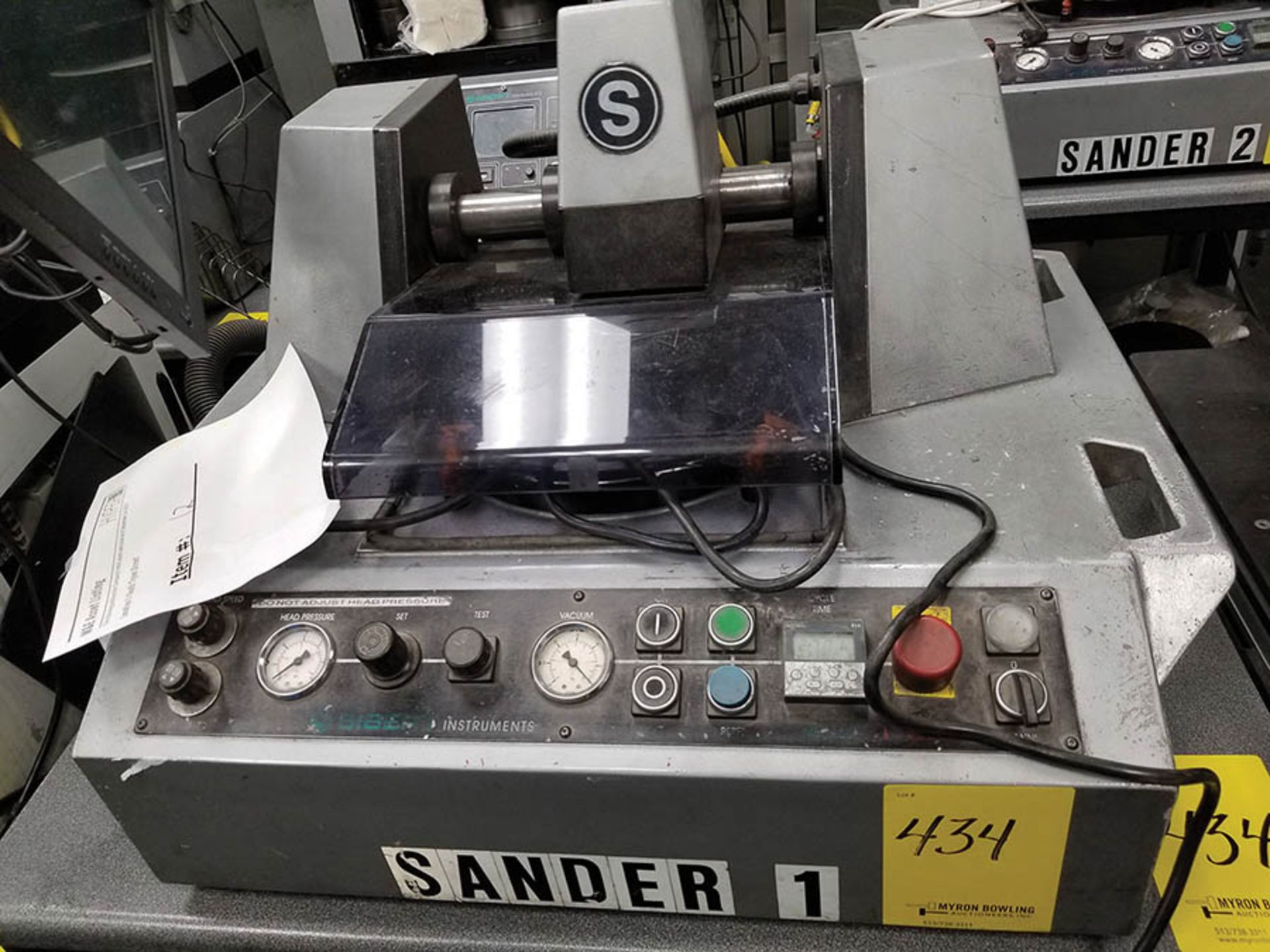 SIBERT MBF150 BENCH TYPE MATRIC BACK FINISHER; S/N 281 - Image 2 of 2