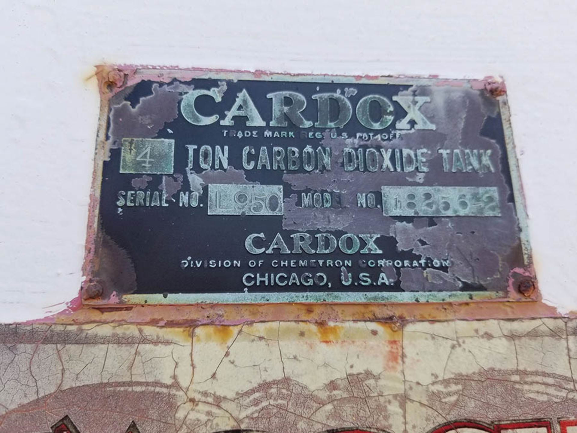 CARDOX FIRE EXTINGUISHING SYSTEM, CO2 BULK STORAGE TANK ***LOCATED IN JERSEY CITY, NJ*** - Image 5 of 6