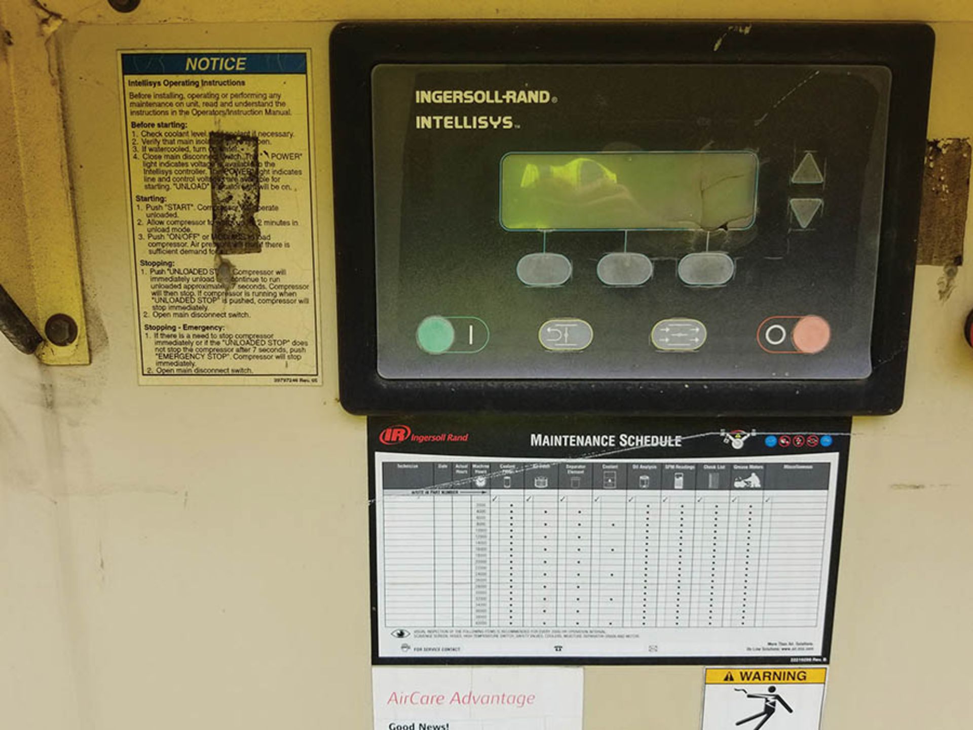 2008 INGERSOLL-RAND 500-HP ROTARY SCREW AIR COMPRESSOR, MODEL SSR-EPE500-2S, 2245 CFM, 125 PSIG - Image 2 of 6