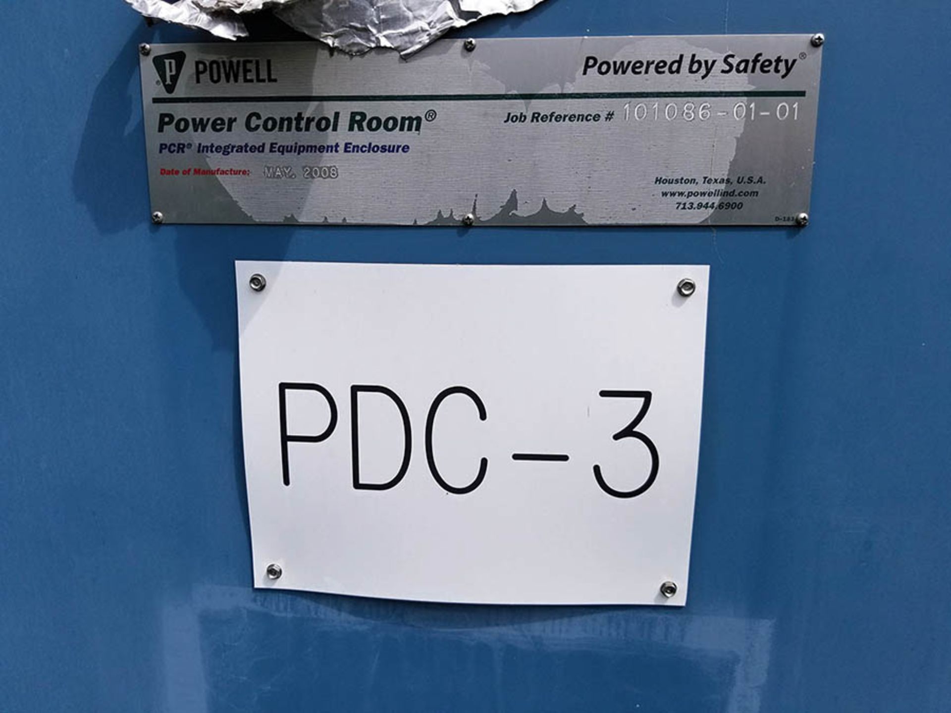 CONTENTS OF: PDC-3/ 2008 POWELL 19' X 35' MODULAR POWER CONTROL ROOM INTEGRATED EQUIPMENT - Image 2 of 14