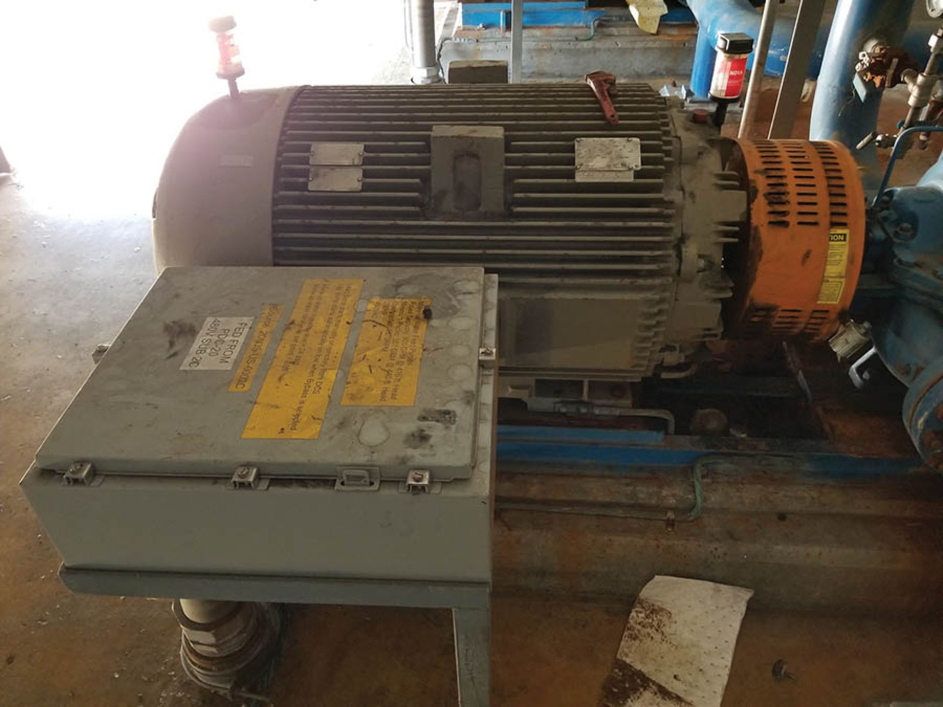 GE 200 HP EXTRA SEVERE DUTY AC MOTOR, 447TS FRAME, 60 HZ, 3 PH, TYPE KS ***LOCATED IN JERSEY CITY, - Image 5 of 5