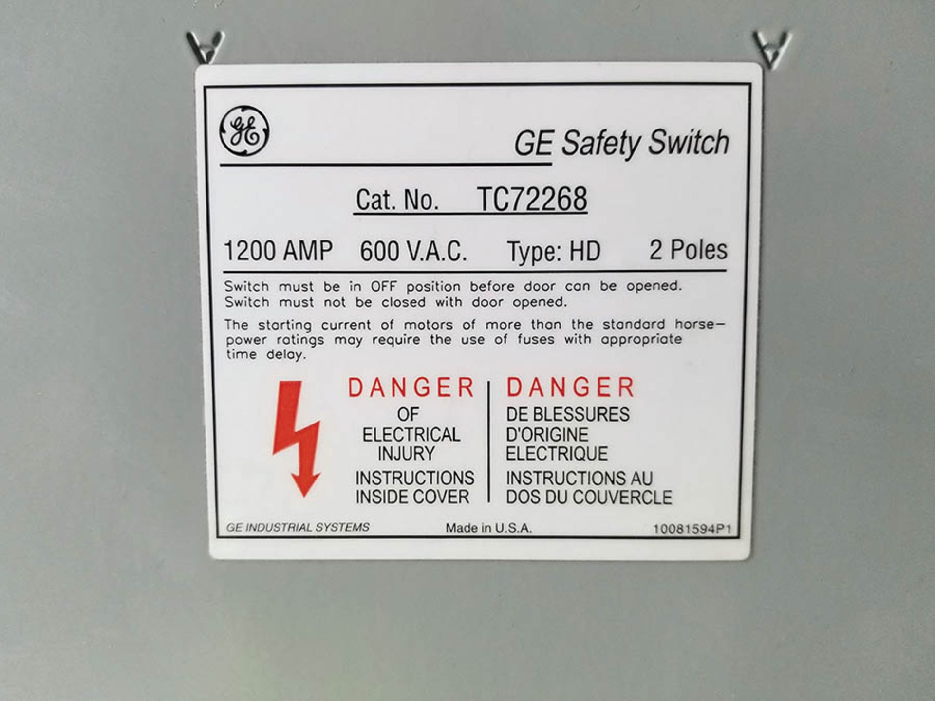 CONTENTS OF: PDC-1/ 2007 POWELL INDUSTRIES 80' X 25' MODULAR POWER CONTROL ROOM INTEGRATED EQUIPMENT - Image 5 of 33