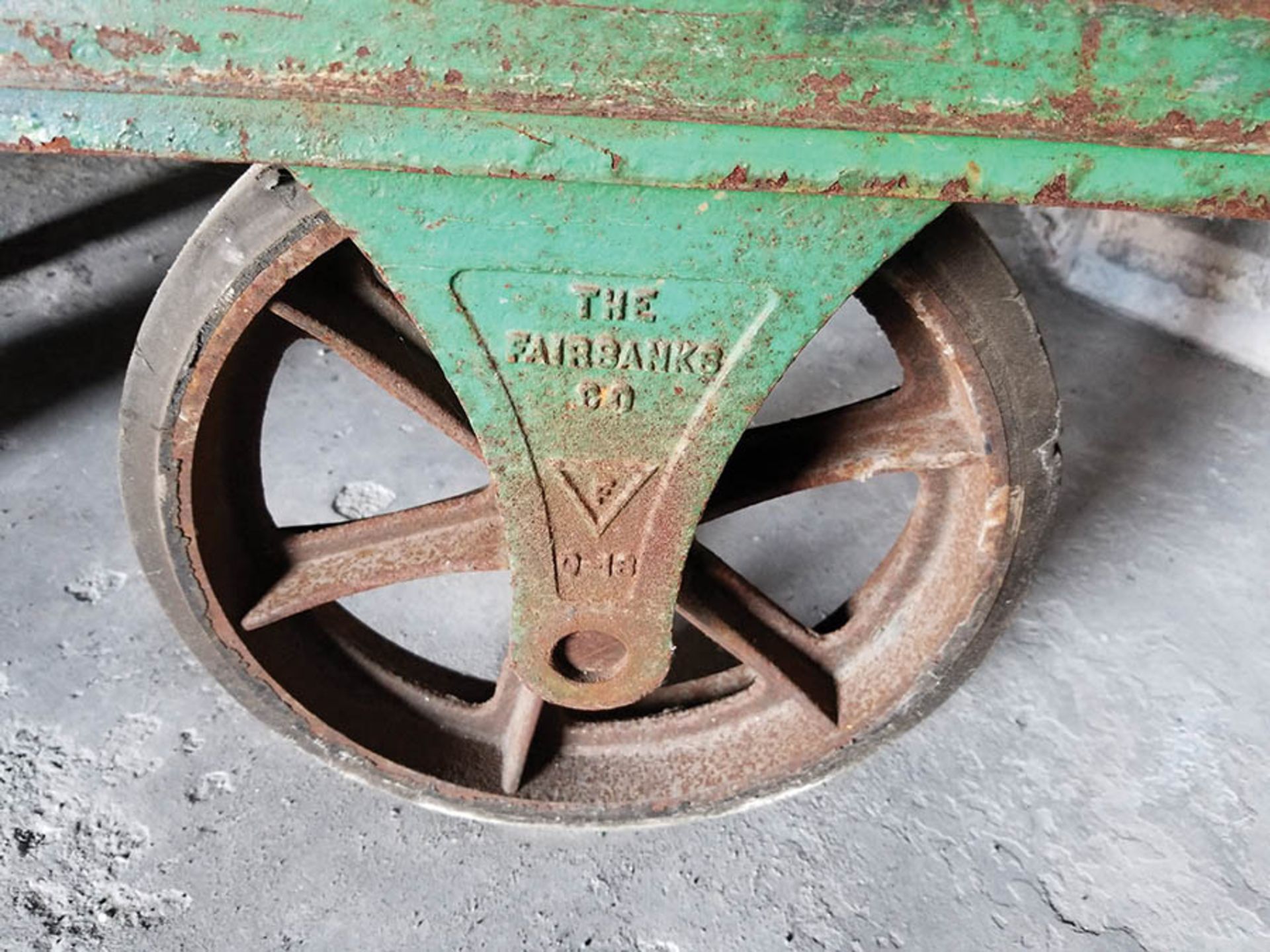 (3) OLD FAIRBANKS TRANSFER CARTS ***LOCATED IN JERSEY CITY, NJ*** - Image 4 of 4