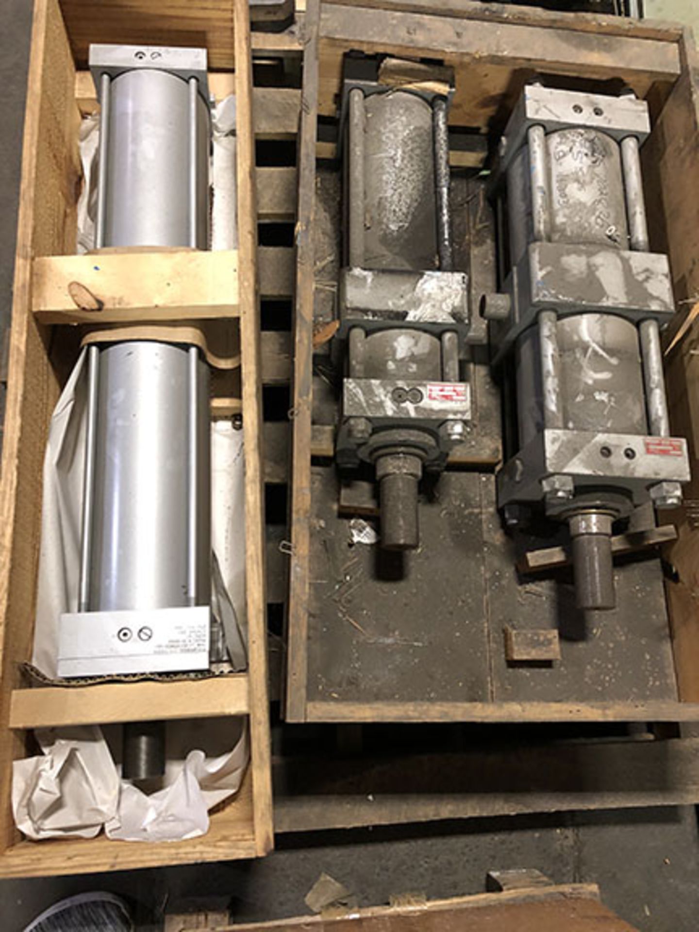 (3) MILWAUKEE PNEUMATIC CYLINDERS