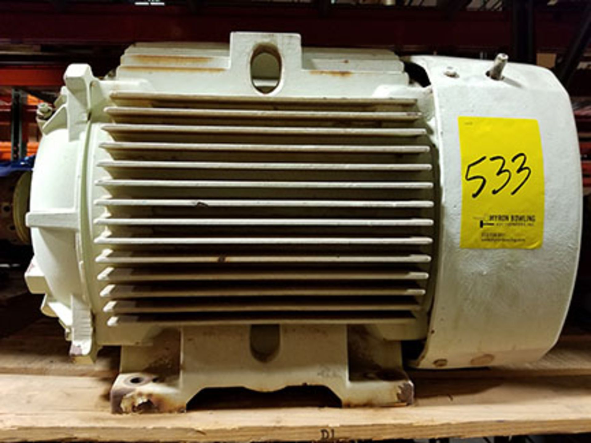 GENERAL ELECTRIC 60HP, 3,565 RPM, 364TS FRAME, 460V ELECTRIC MOTOR