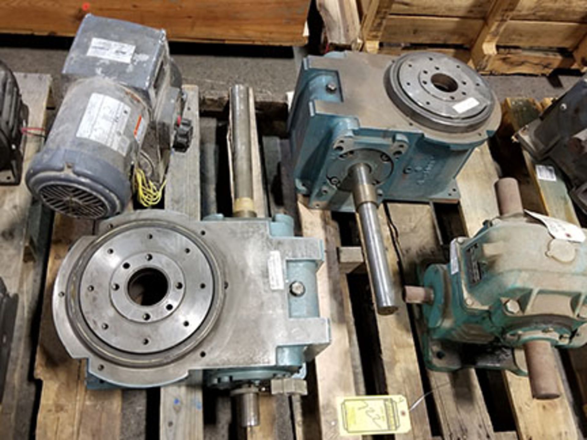 PALLET OF (4) GEARBOXES – (2) FMC WORM GEAR SPEED REDUCERS, 100:1 RATIO, 500 RPM - Image 2 of 8