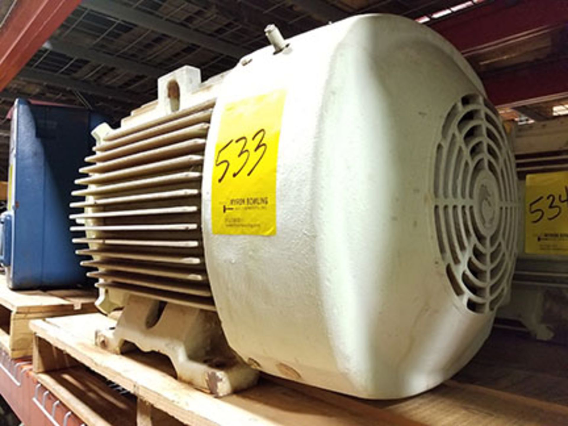 GENERAL ELECTRIC 60HP, 3,565 RPM, 364TS FRAME, 460V ELECTRIC MOTOR - Image 3 of 3