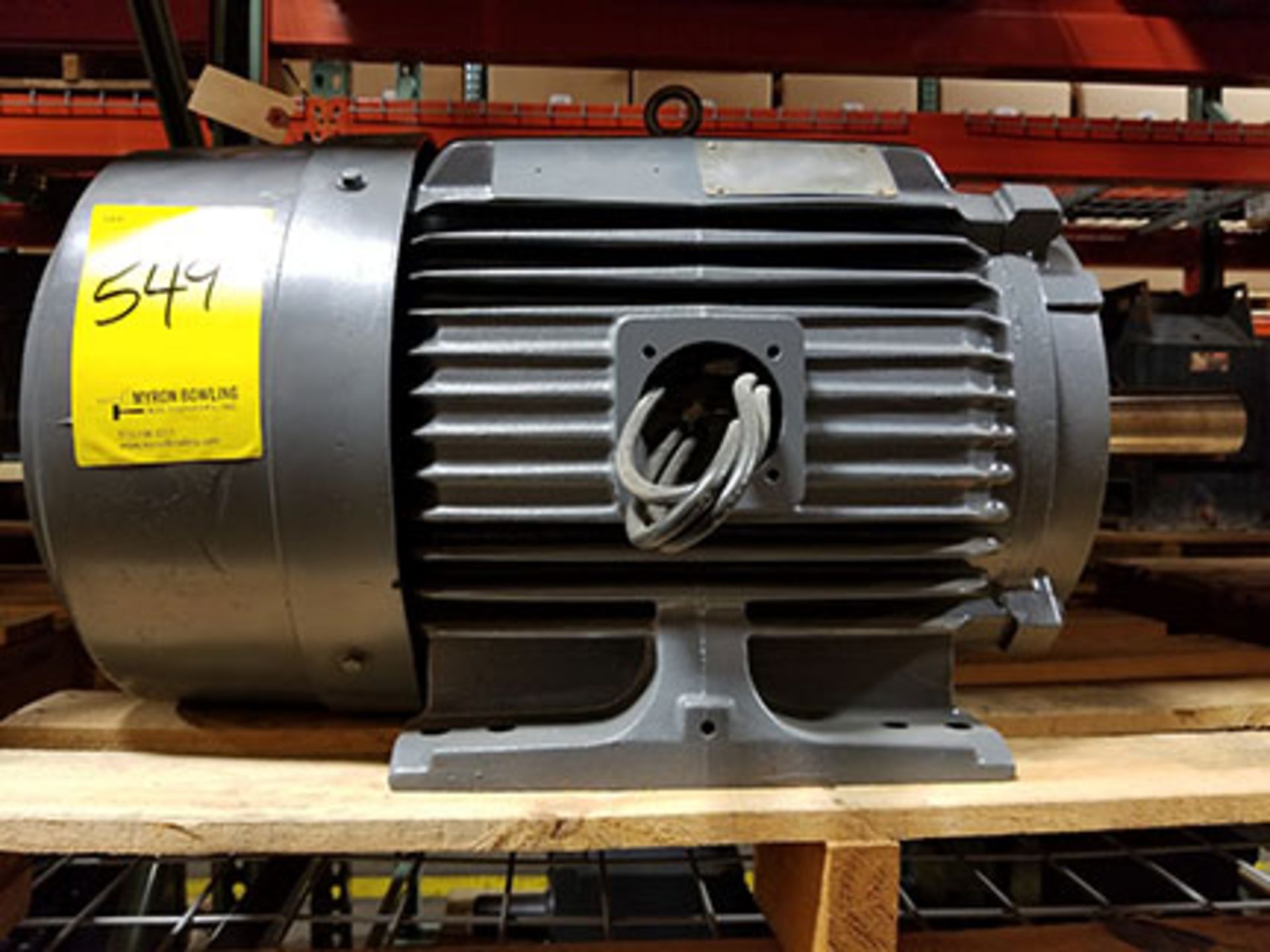 SIEMENS 40HP, 1,770 RPM, 324T FRAME, 230/460V ELECTRIC MOTOR - Image 3 of 6