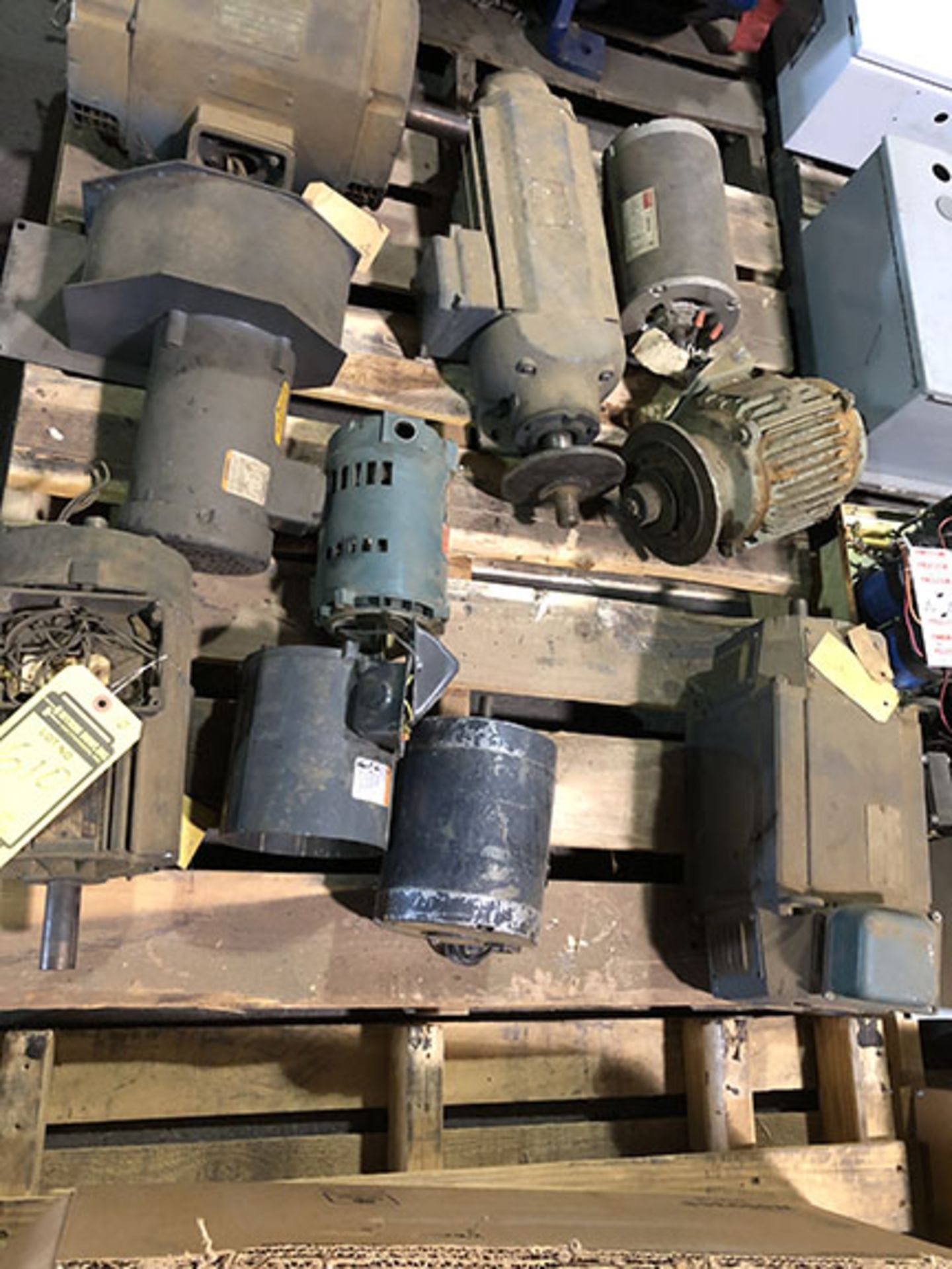 PALLET OF (2) ELECTRIC MOTORS