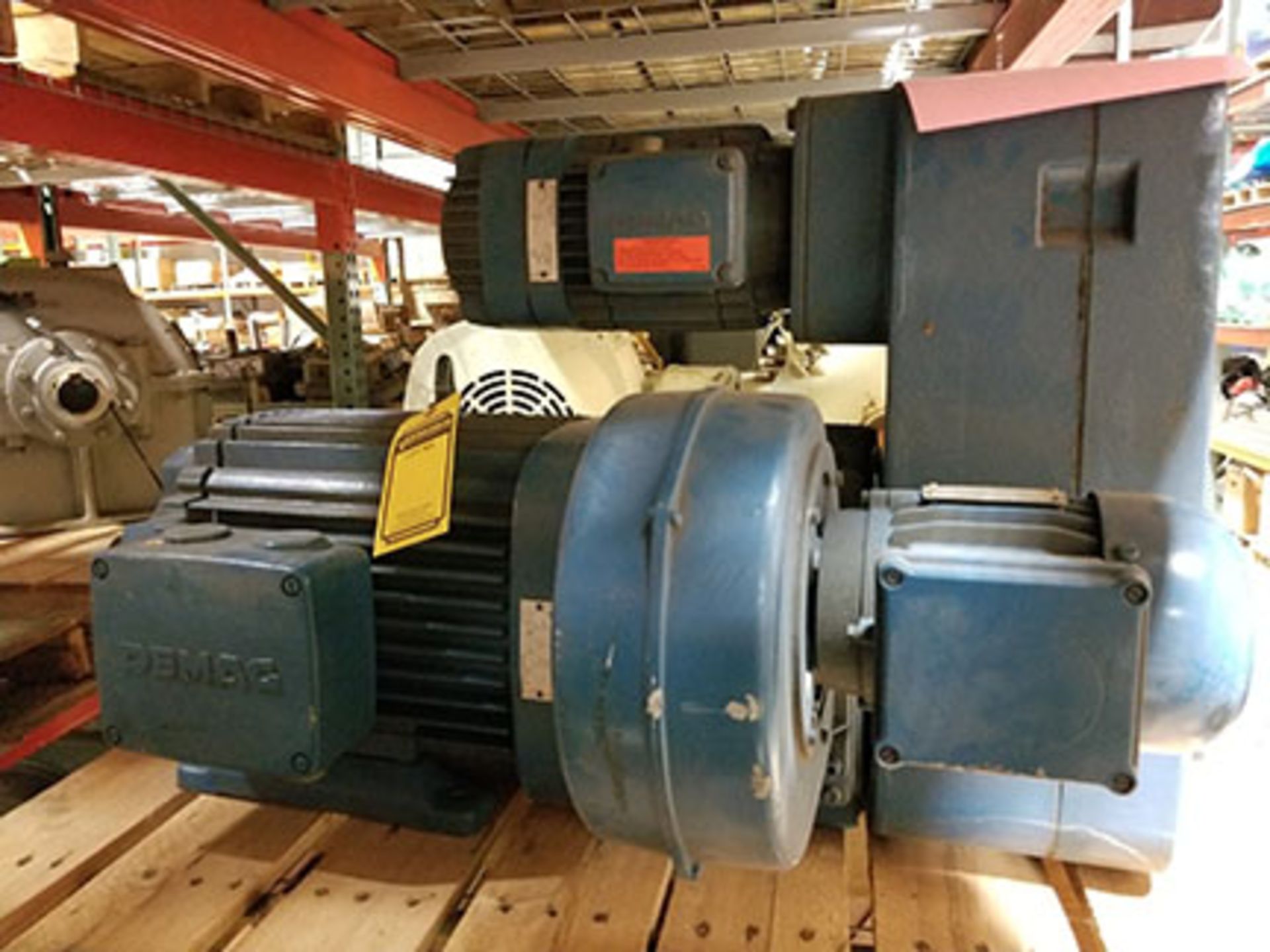 DEMAG 60HP, 1,170 RPM, 180-B-6, 230/460V GEARMOTOR WITH BLOWER - Image 3 of 3