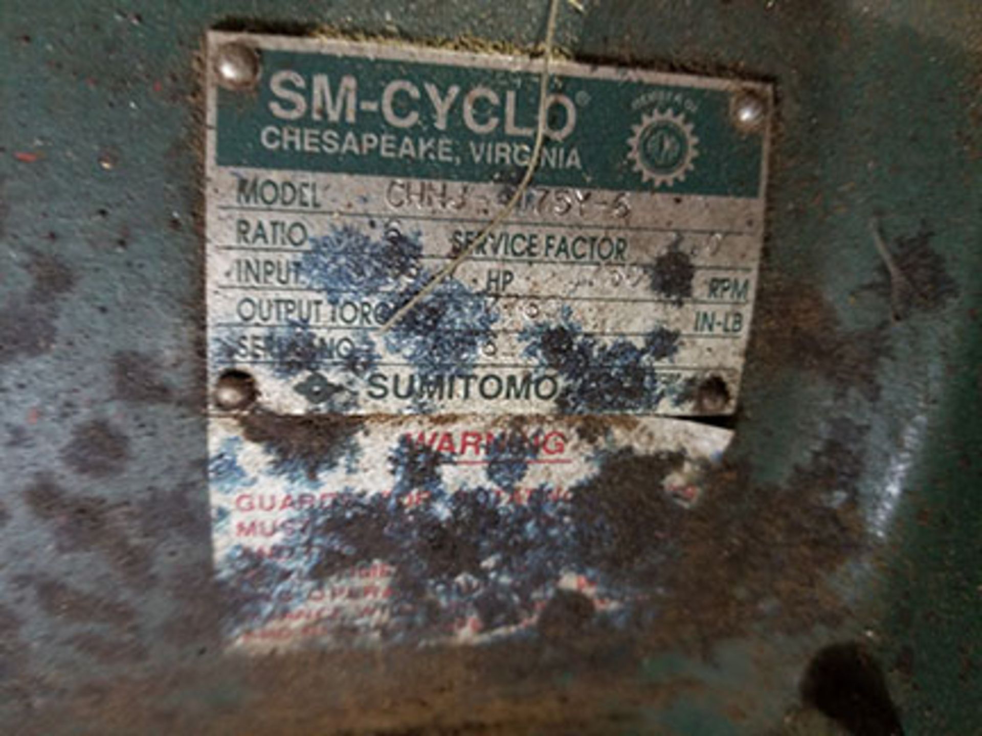 PALLET OF (5) GEAR BOXES / GEAR REDUCER ( SOME WITH SPROCKET GEARS )-  SM-CYCLO, 6 RATIO, 1,750 - Image 4 of 14