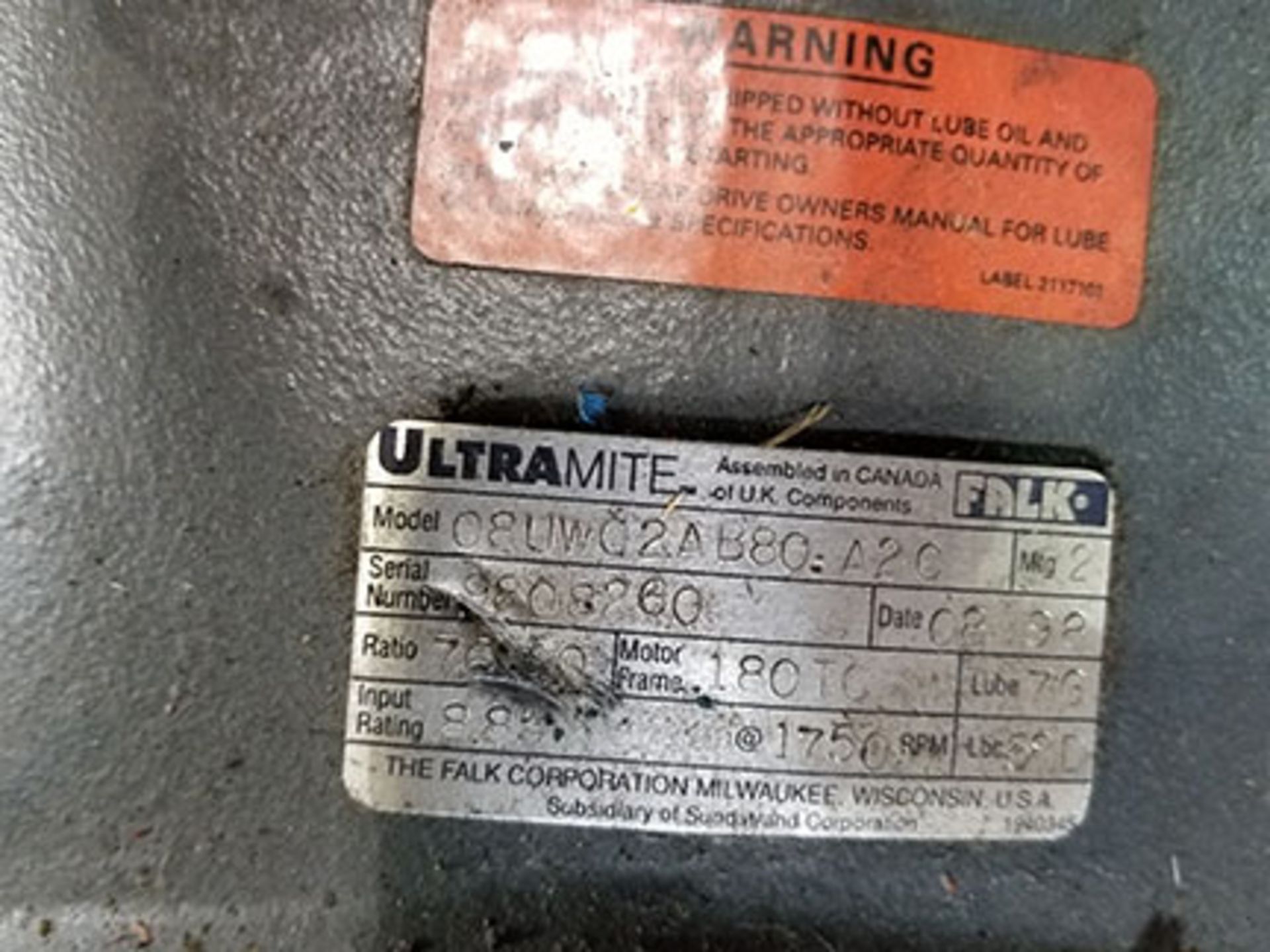 PALLET OF (5) GEARBOXES – ULTRMITE 76.50:1 RATIO - Image 3 of 7