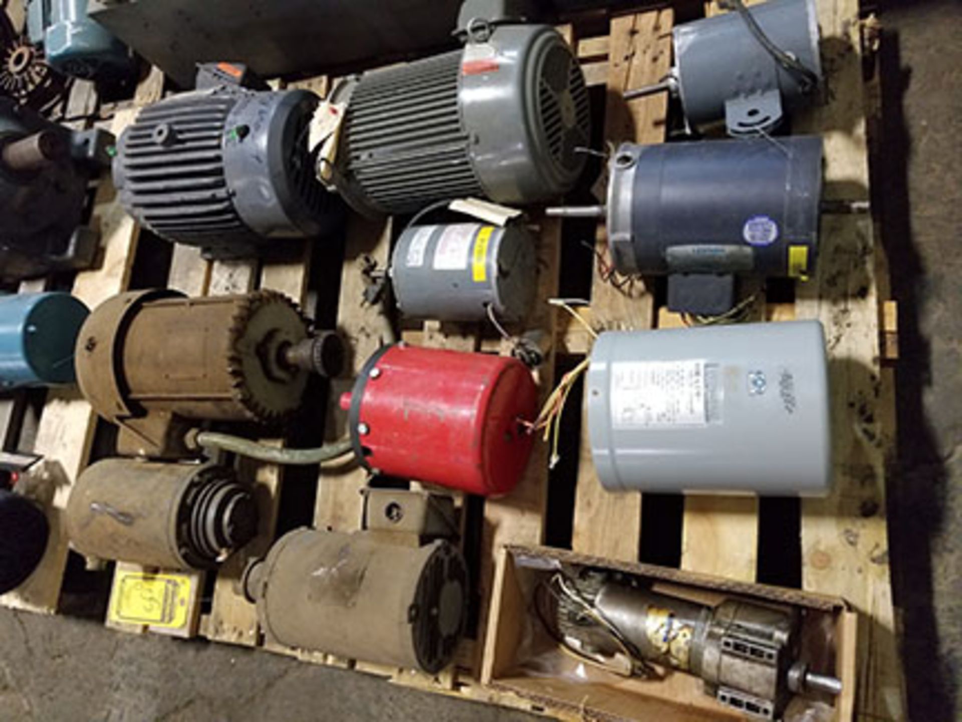 PALLET OF (11) ELECTRIC MOTORS – 1 HP TO 3 HP - LEESON, HITELITE, UNIMOUNT - Image 3 of 6