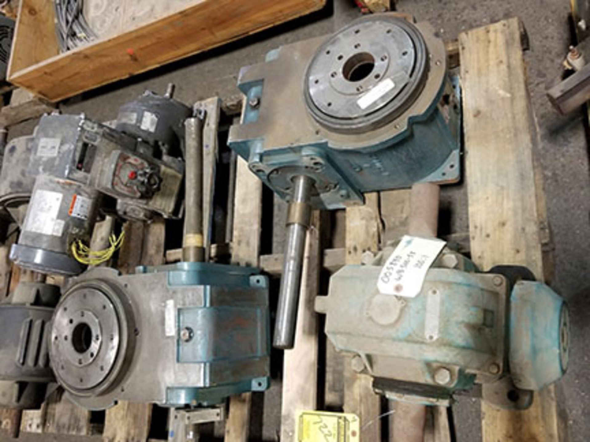 PALLET OF (4) GEARBOXES – (2) FMC WORM GEAR SPEED REDUCERS, 100:1 RATIO, 500 RPM - Image 3 of 8