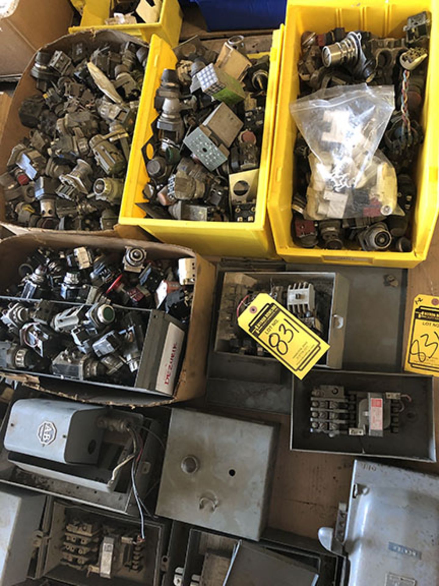 (2) SKIDS OF ASSORTED ELECTRICAL COMPONENTS