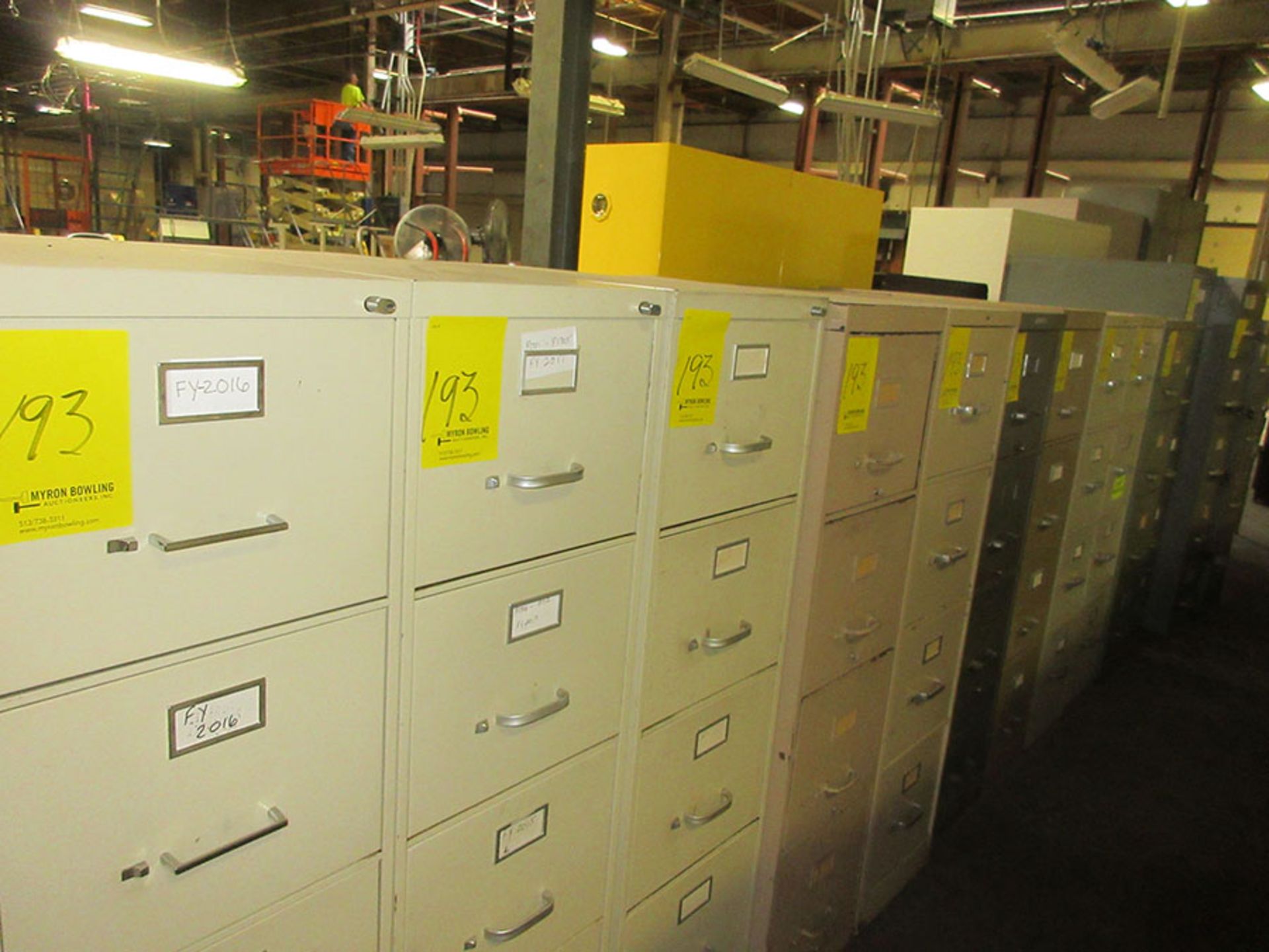 (13 +/-) FILE CABINETS