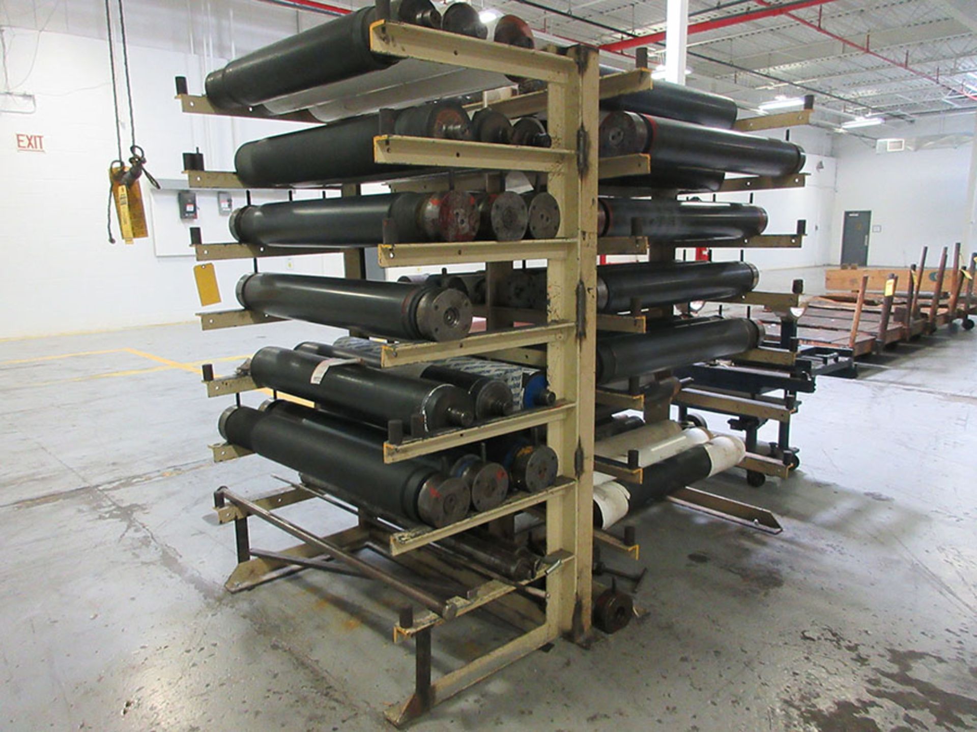 400 +/- ASSORTED PRINT ROLLERS, BASINS, BASIN CARTS, ALL OTHER ACCESSORIES PERTAINING TO PRINT - Image 13 of 14