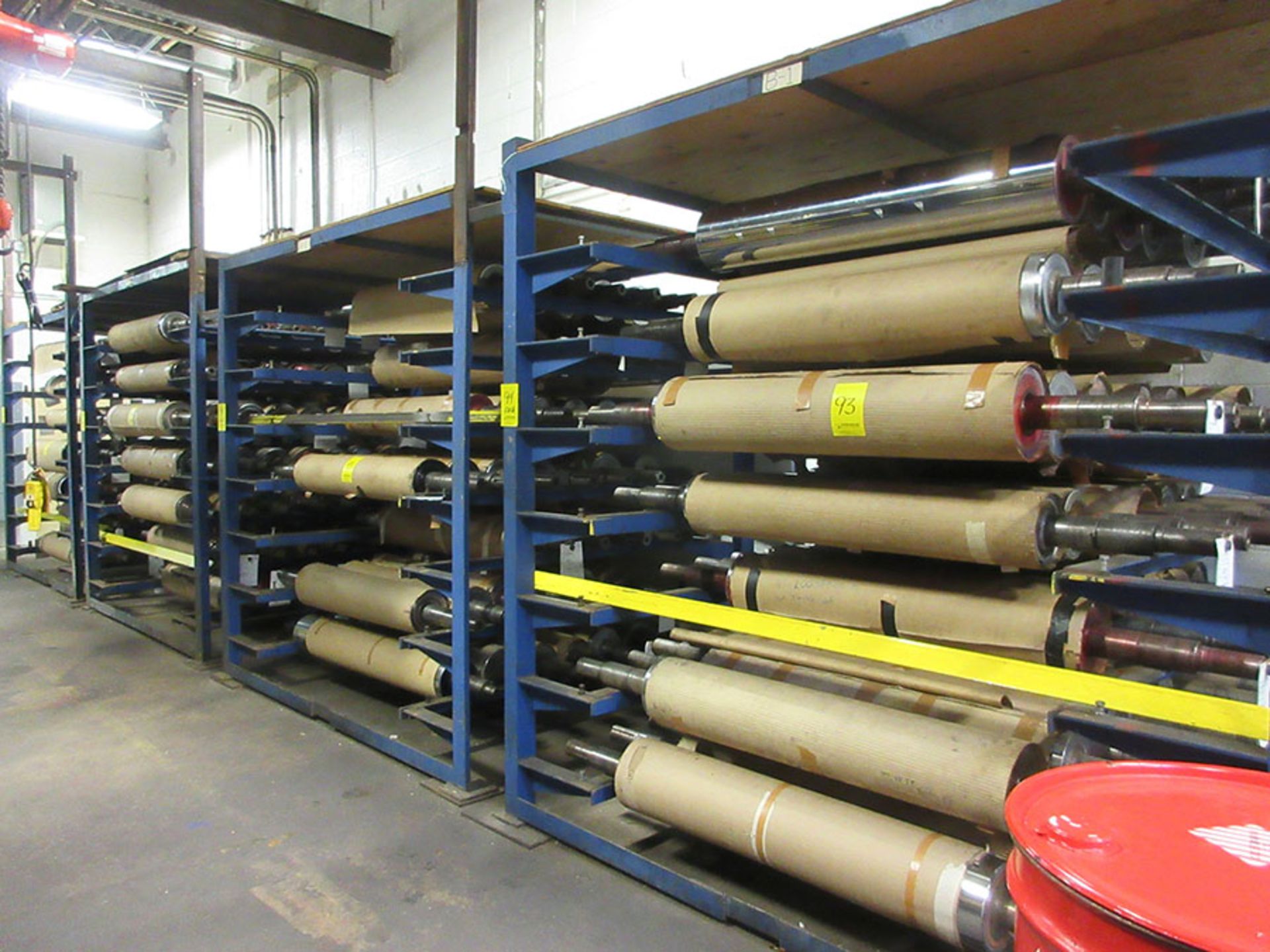 400 +/- ASSORTED PRINT ROLLERS, BASINS, BASIN CARTS, ALL OTHER ACCESSORIES PERTAINING TO PRINT - Image 2 of 14