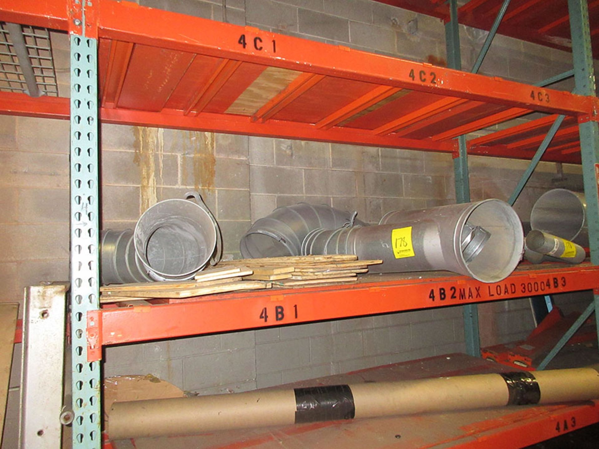 CART WITH DUCTING & DUCTING ON RACK - Image 2 of 3