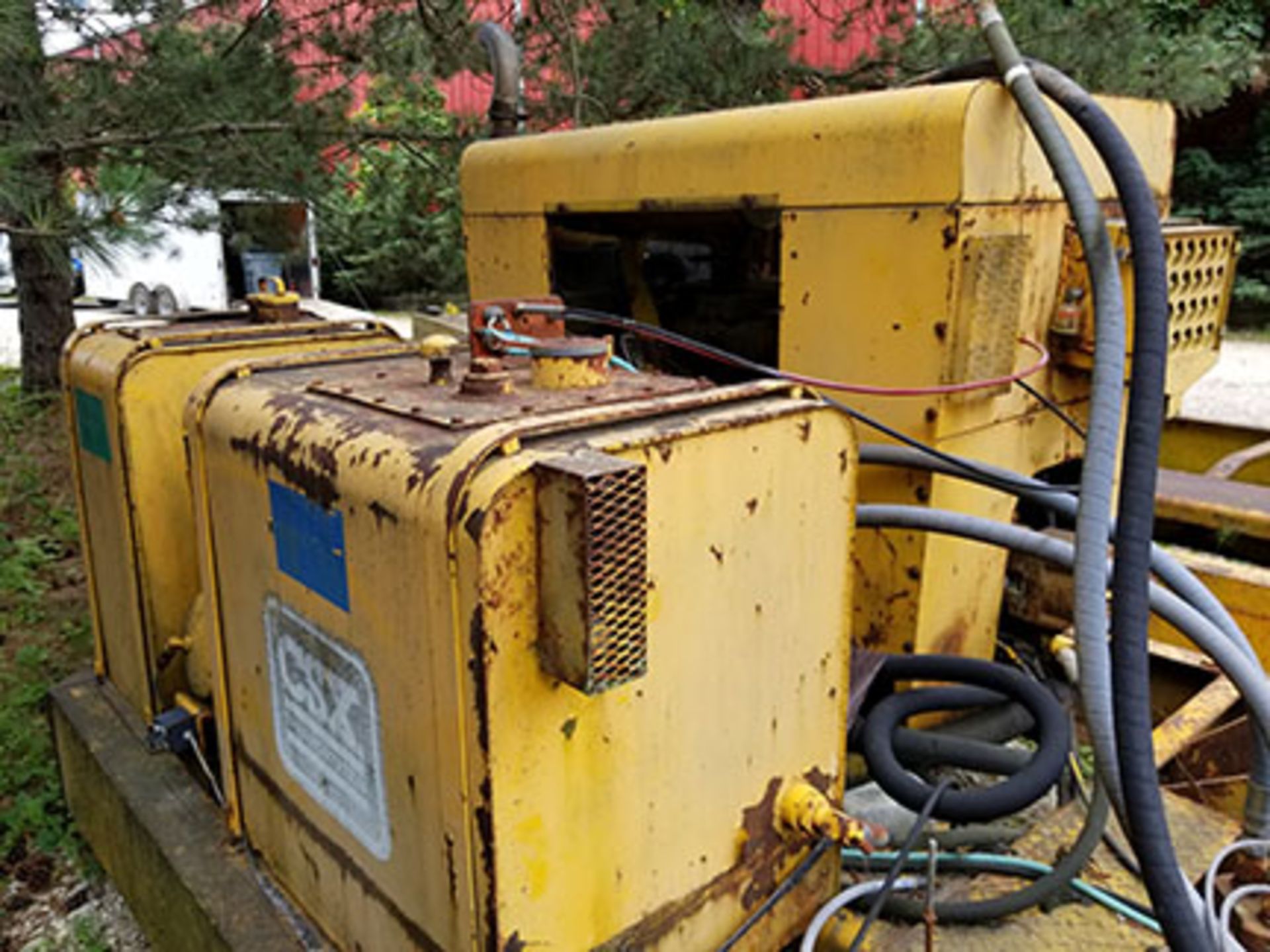 CSX RAIL TRANSPORT CARRIAGE CART, 17’ X 7’ WITH GM MOTOR - Image 3 of 7